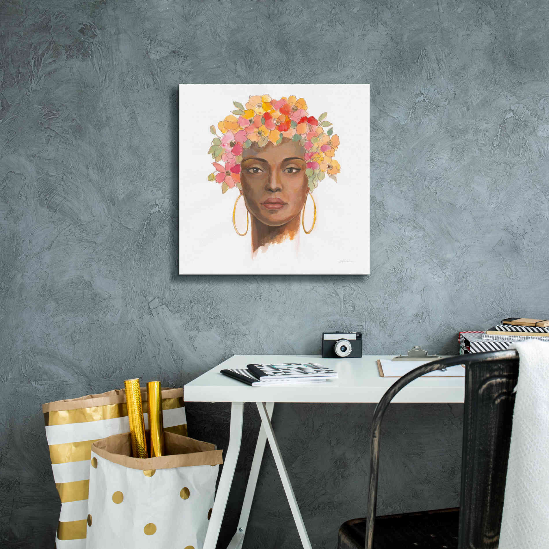 'International Woman II' by Silvia Vassileva, Canvas Wall Art,18 x 18