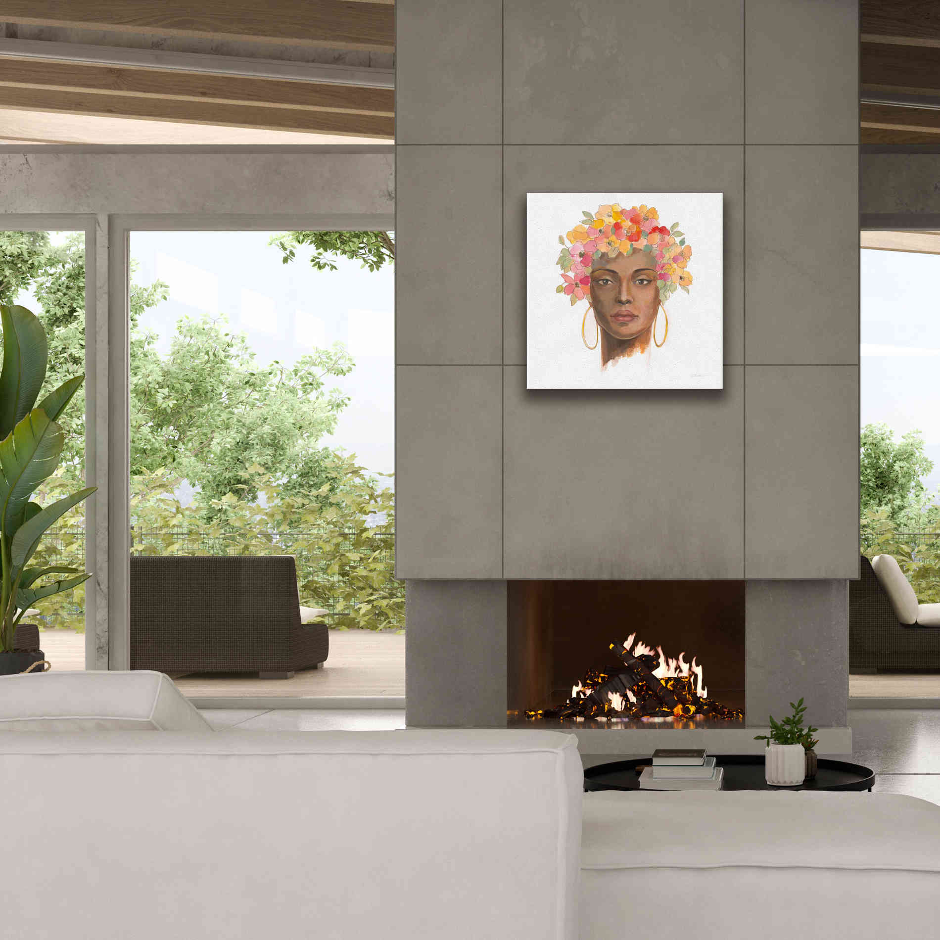 'International Woman II' by Silvia Vassileva, Canvas Wall Art,26 x 26