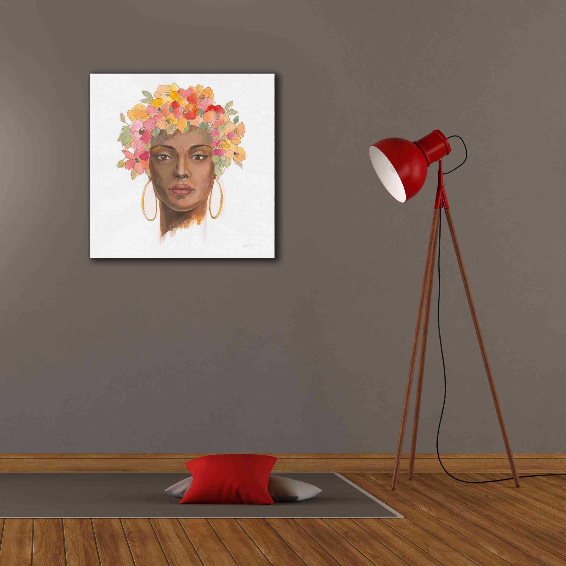 'International Woman II' by Silvia Vassileva, Canvas Wall Art,26 x 26