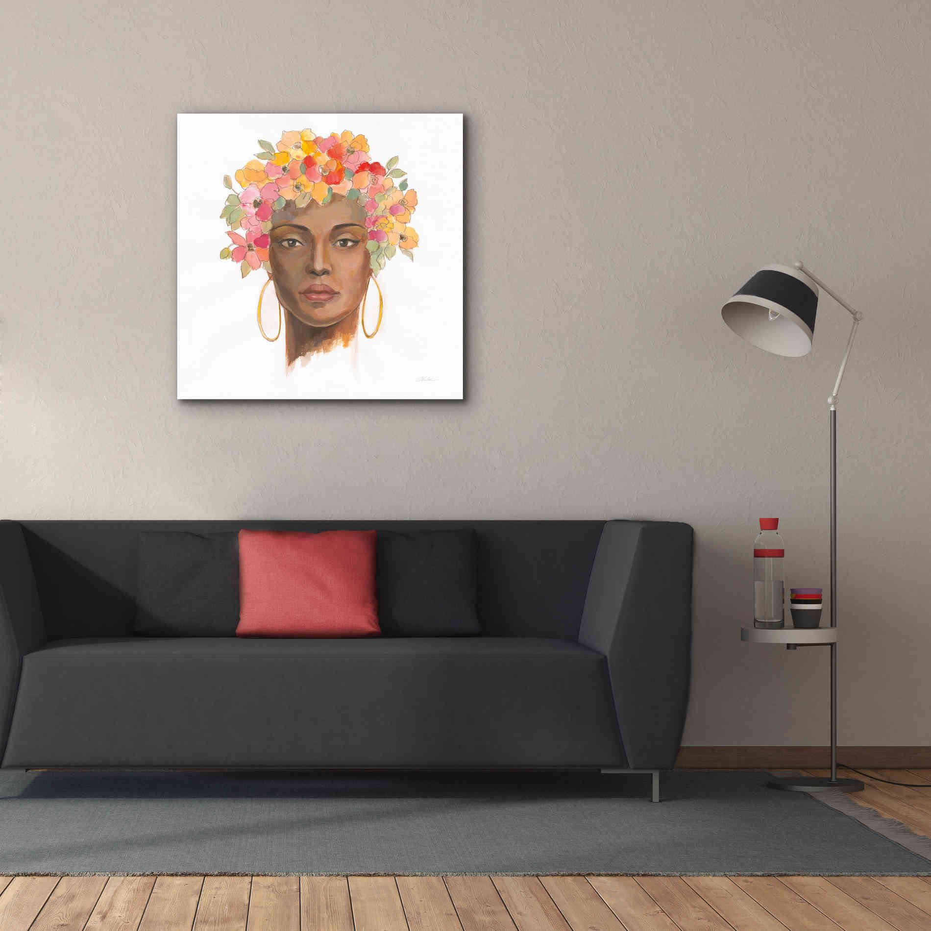 'International Woman II' by Silvia Vassileva, Canvas Wall Art,37 x 37