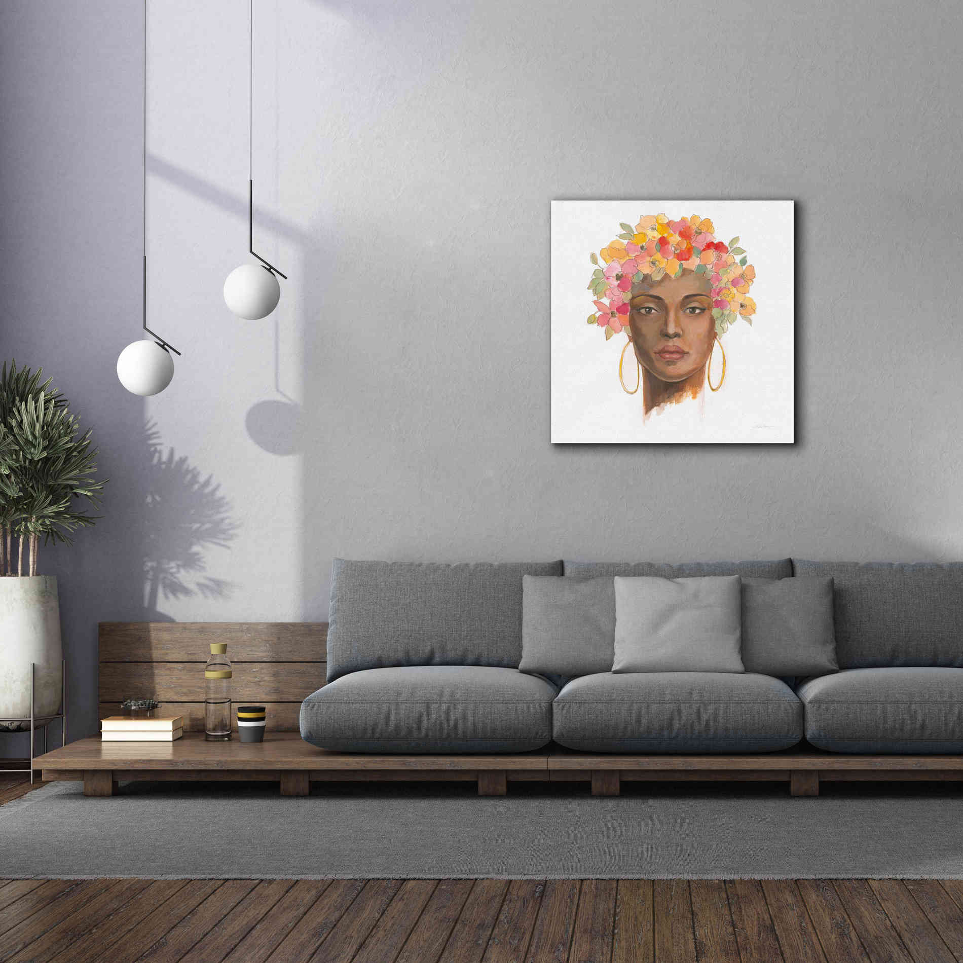 'International Woman II' by Silvia Vassileva, Canvas Wall Art,37 x 37