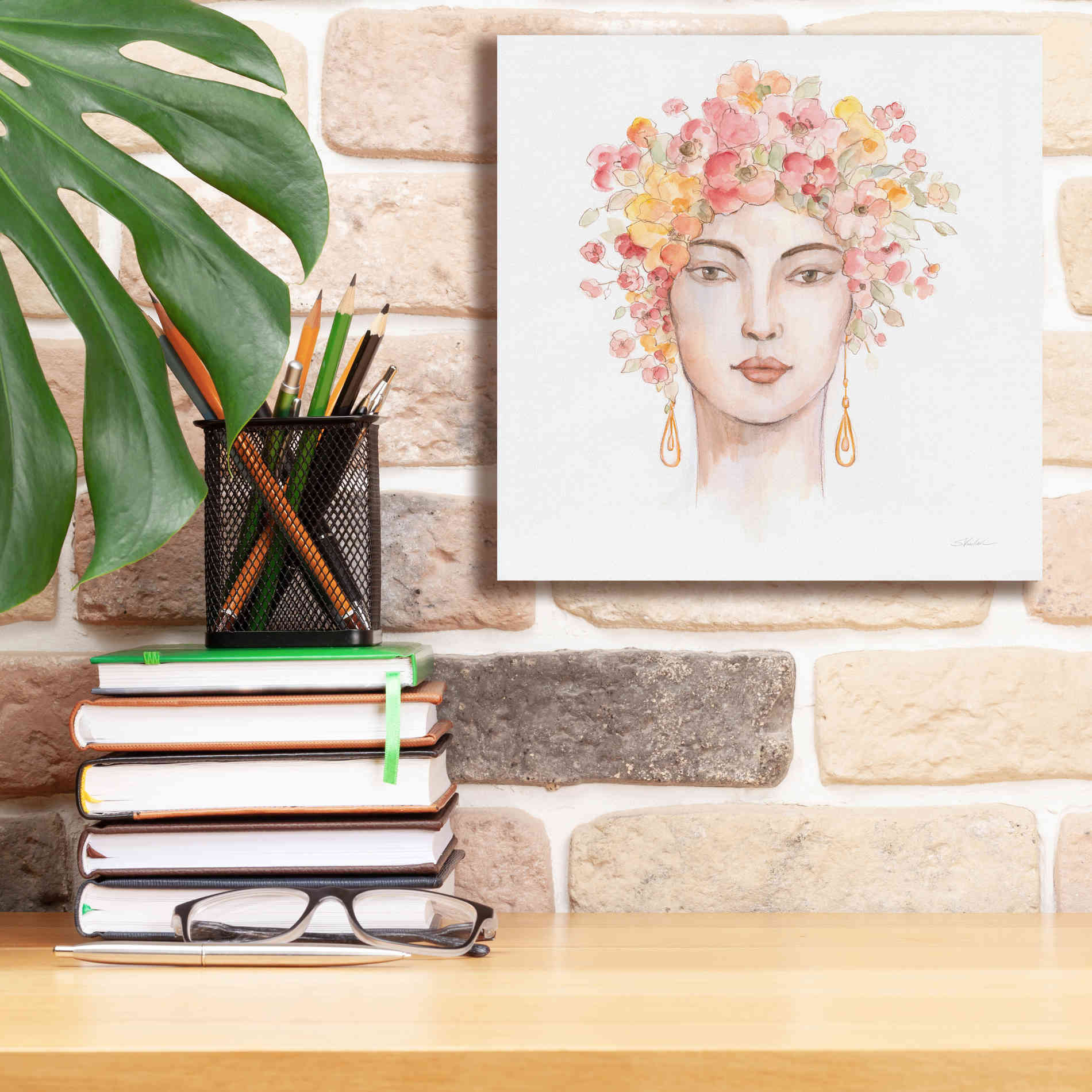 'International Woman III' by Silvia Vassileva, Canvas Wall Art,12 x 12