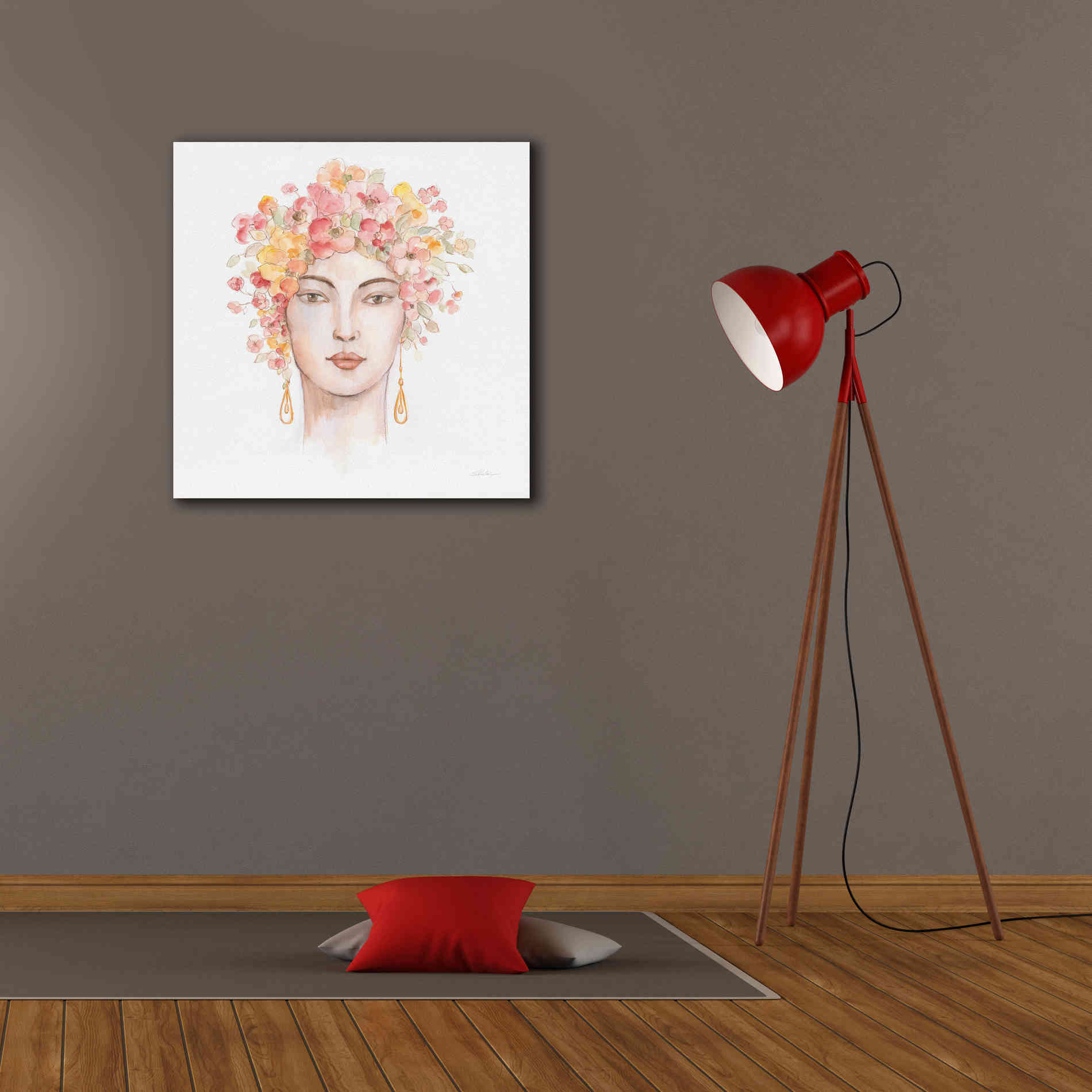 'International Woman III' by Silvia Vassileva, Canvas Wall Art,26 x 26