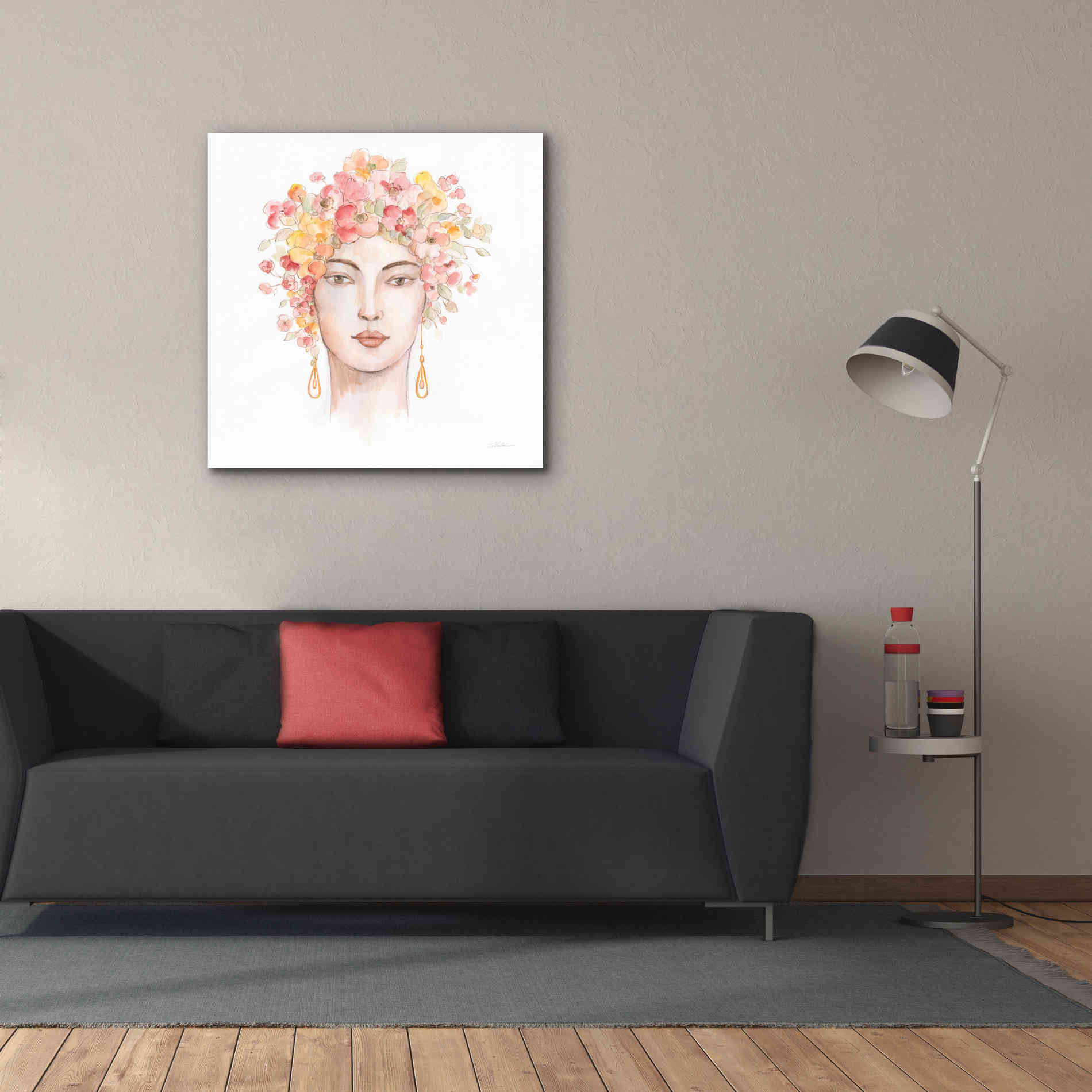 'International Woman III' by Silvia Vassileva, Canvas Wall Art,37 x 37