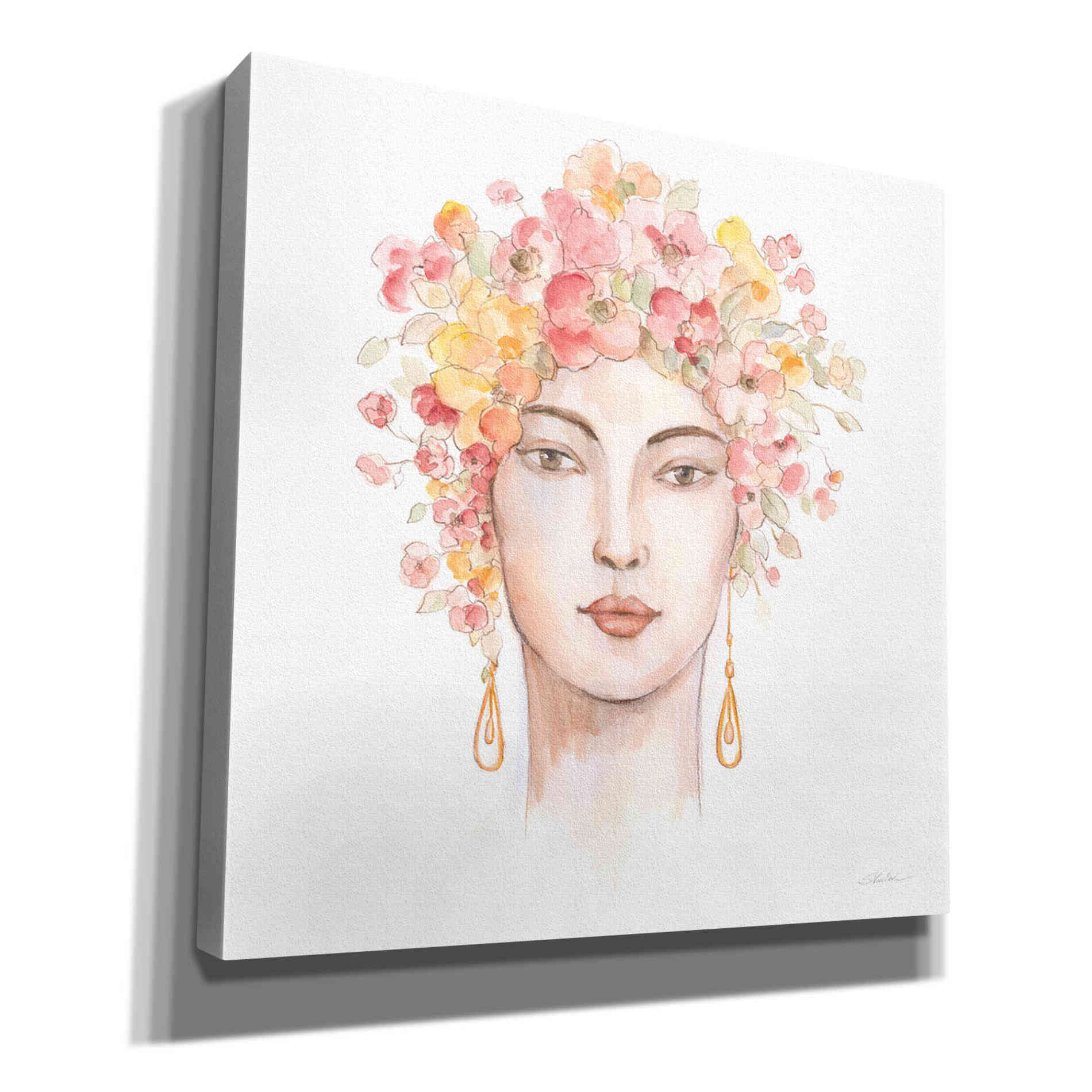 'International Woman III' by Silvia Vassileva, Canvas Wall Art,12x12x1.1x0,18x18x1.1x0,26x26x1.74x0,37x37x1.74x0