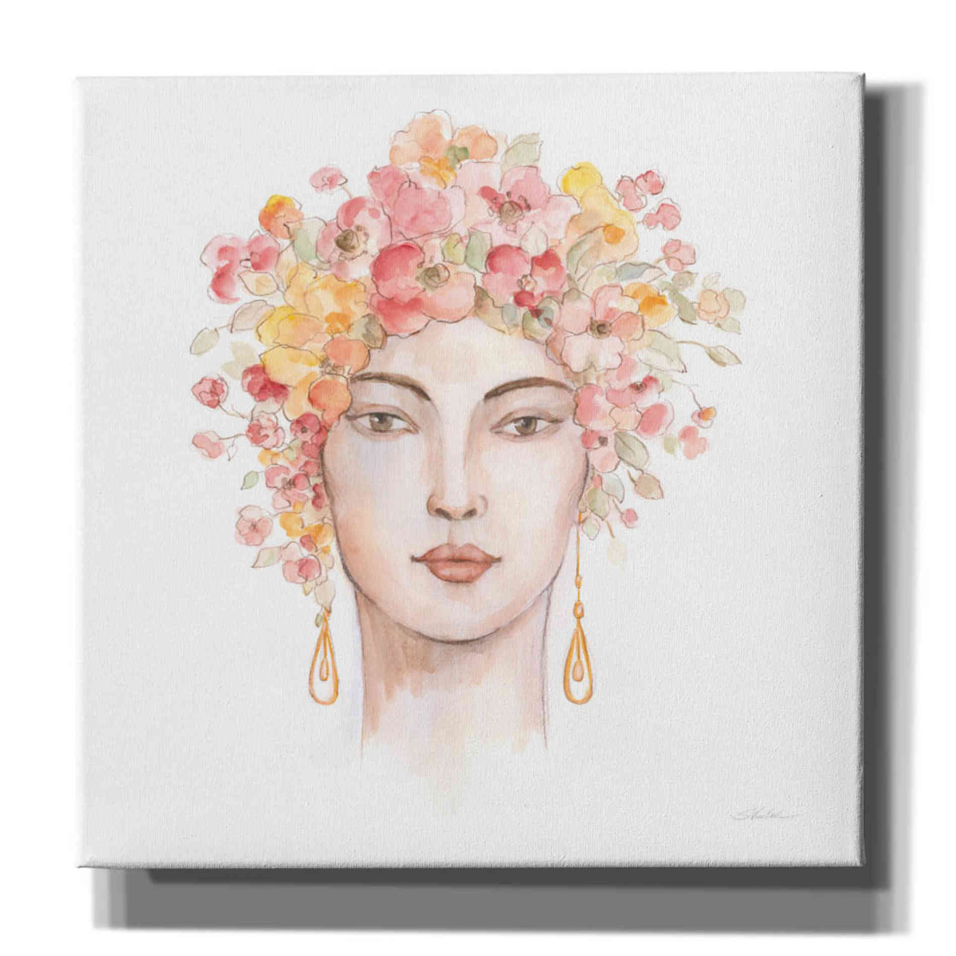 'International Woman III' by Silvia Vassileva, Canvas Wall Art,12x12x1.1x0,18x18x1.1x0,26x26x1.74x0,37x37x1.74x0