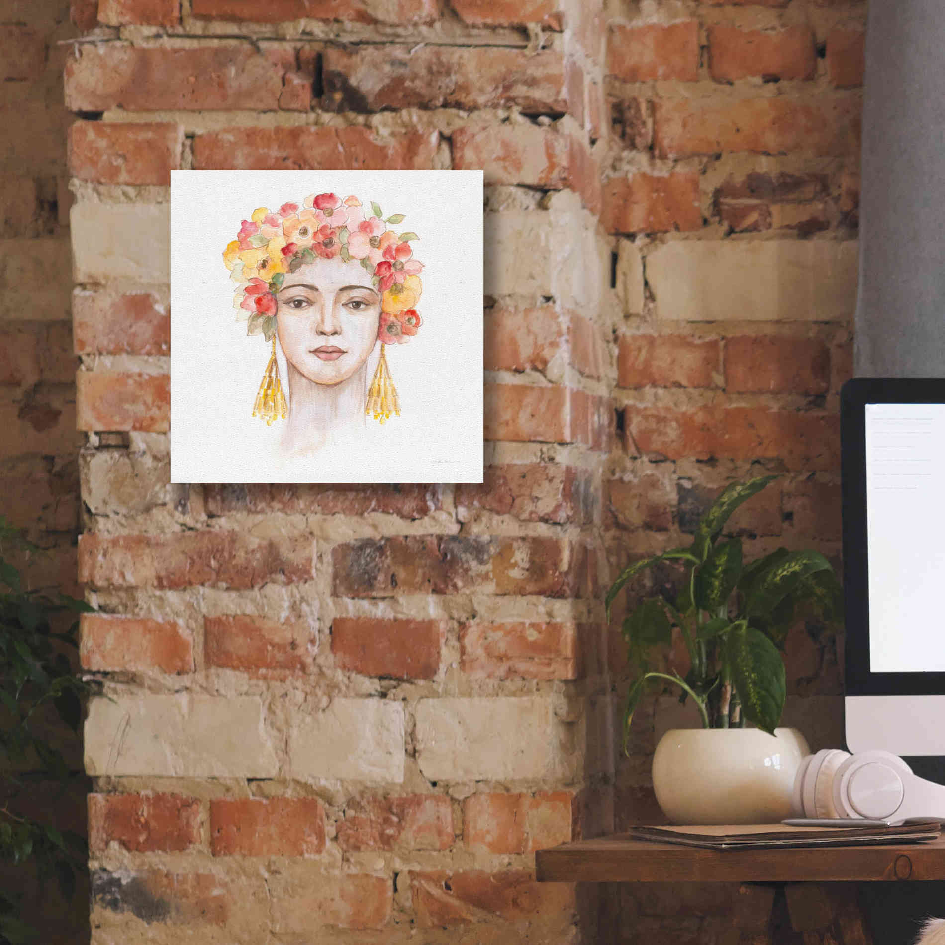 'International Woman IV' by Silvia Vassileva, Canvas Wall Art,12 x 12