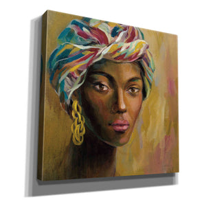 'African Face I' by Silvia Vassileva, Canvas Wall Art,12x12x1.1x0,18x18x1.1x0,26x26x1.74x0,37x37x1.74x0