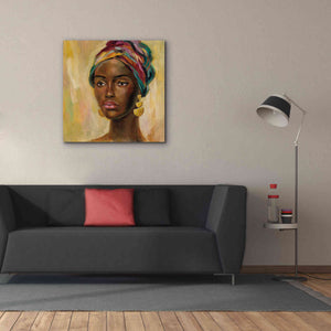 'African Face II' by Silvia Vassileva, Canvas Wall Art,37 x 37