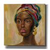 'African Face II' by Silvia Vassileva, Canvas Wall Art,12x12x1.1x0,18x18x1.1x0,26x26x1.74x0,37x37x1.74x0
