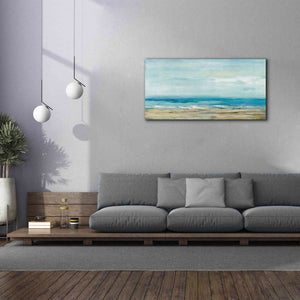 'Sea Coast' by Silvia Vassileva, Canvas Wall Art,60 x 30
