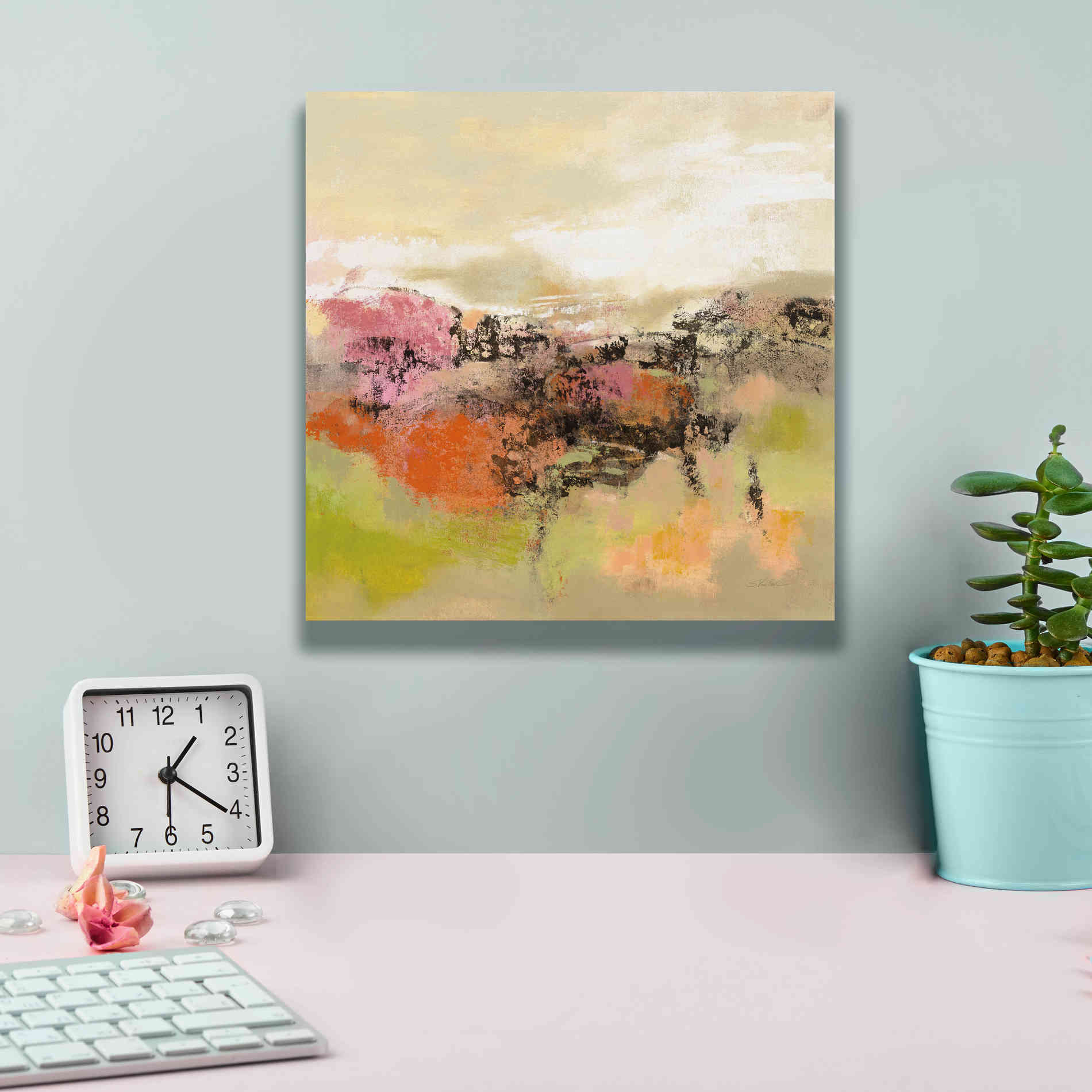 'Midsummer Meadow Path' by Silvia Vassileva, Canvas Wall Art,12 x 12