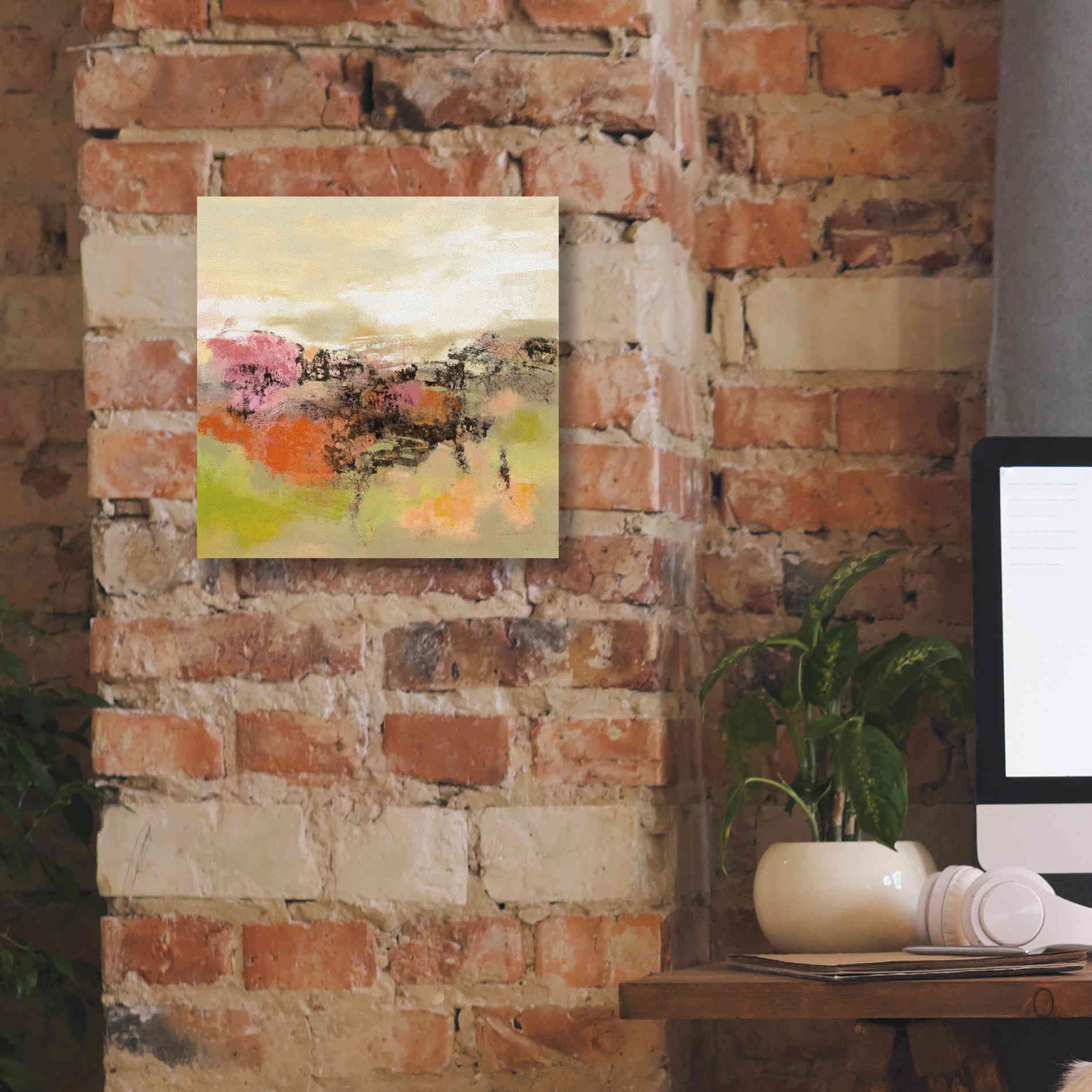 'Midsummer Meadow Path' by Silvia Vassileva, Canvas Wall Art,12 x 12