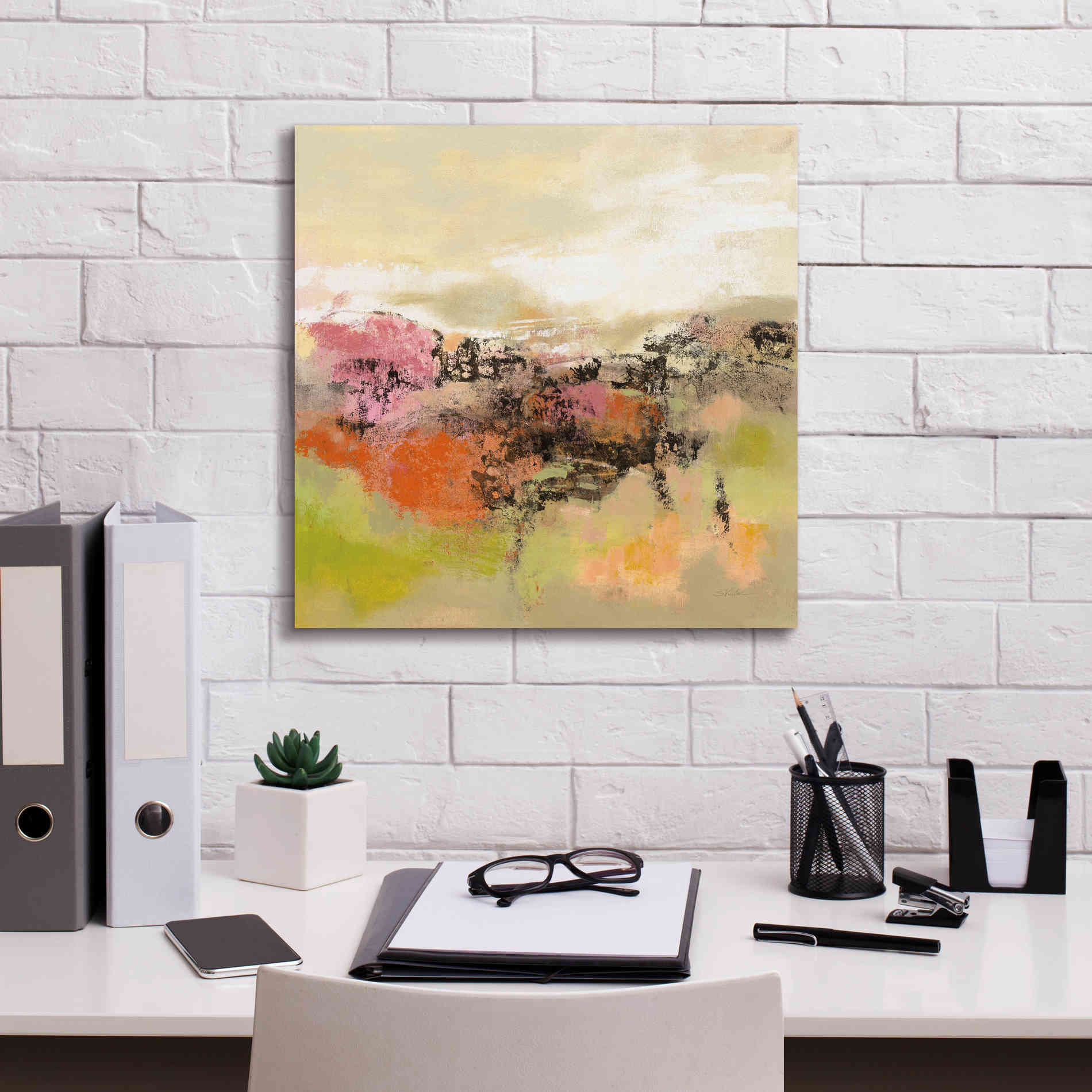 'Midsummer Meadow Path' by Silvia Vassileva, Canvas Wall Art,18 x 18