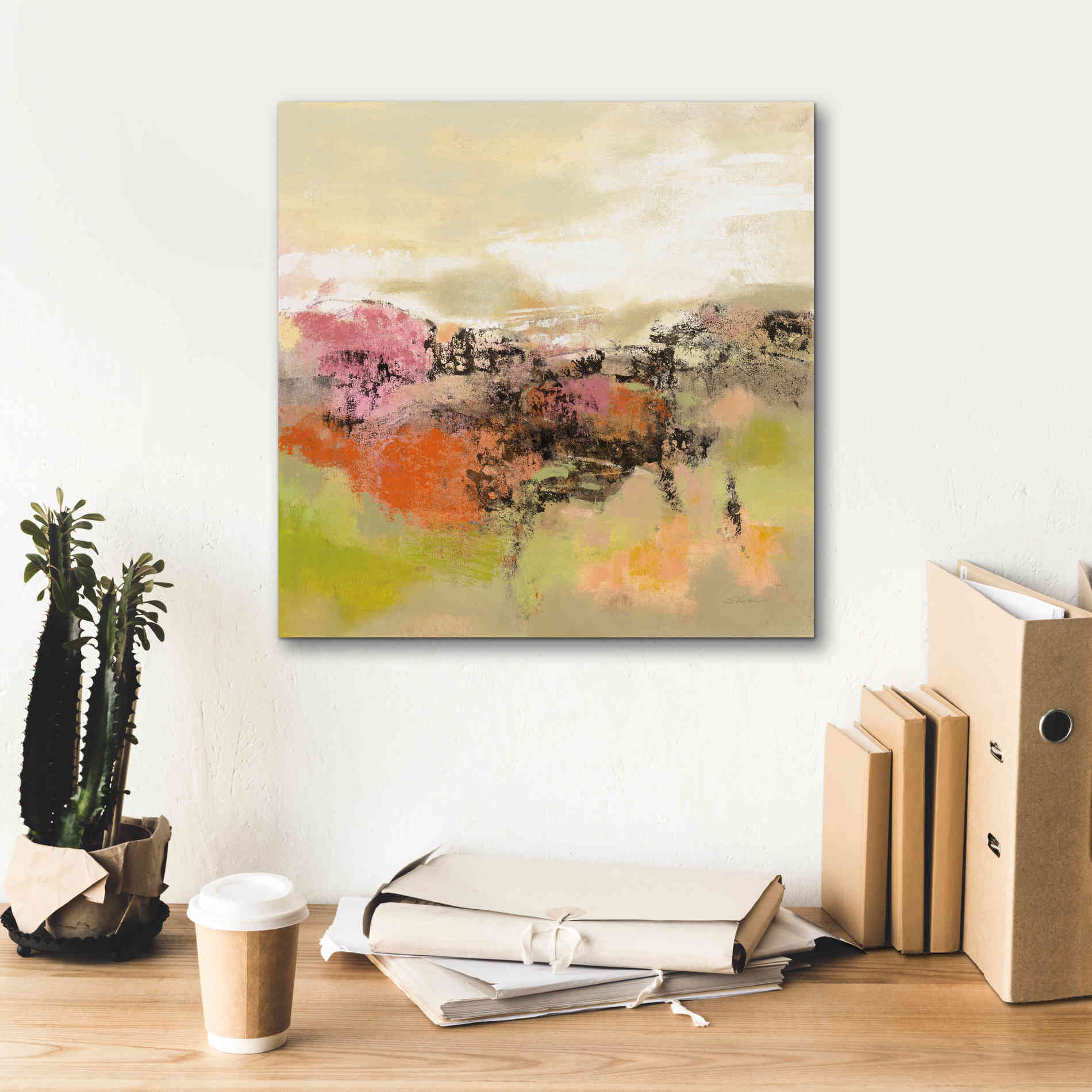 'Midsummer Meadow Path' by Silvia Vassileva, Canvas Wall Art,18 x 18