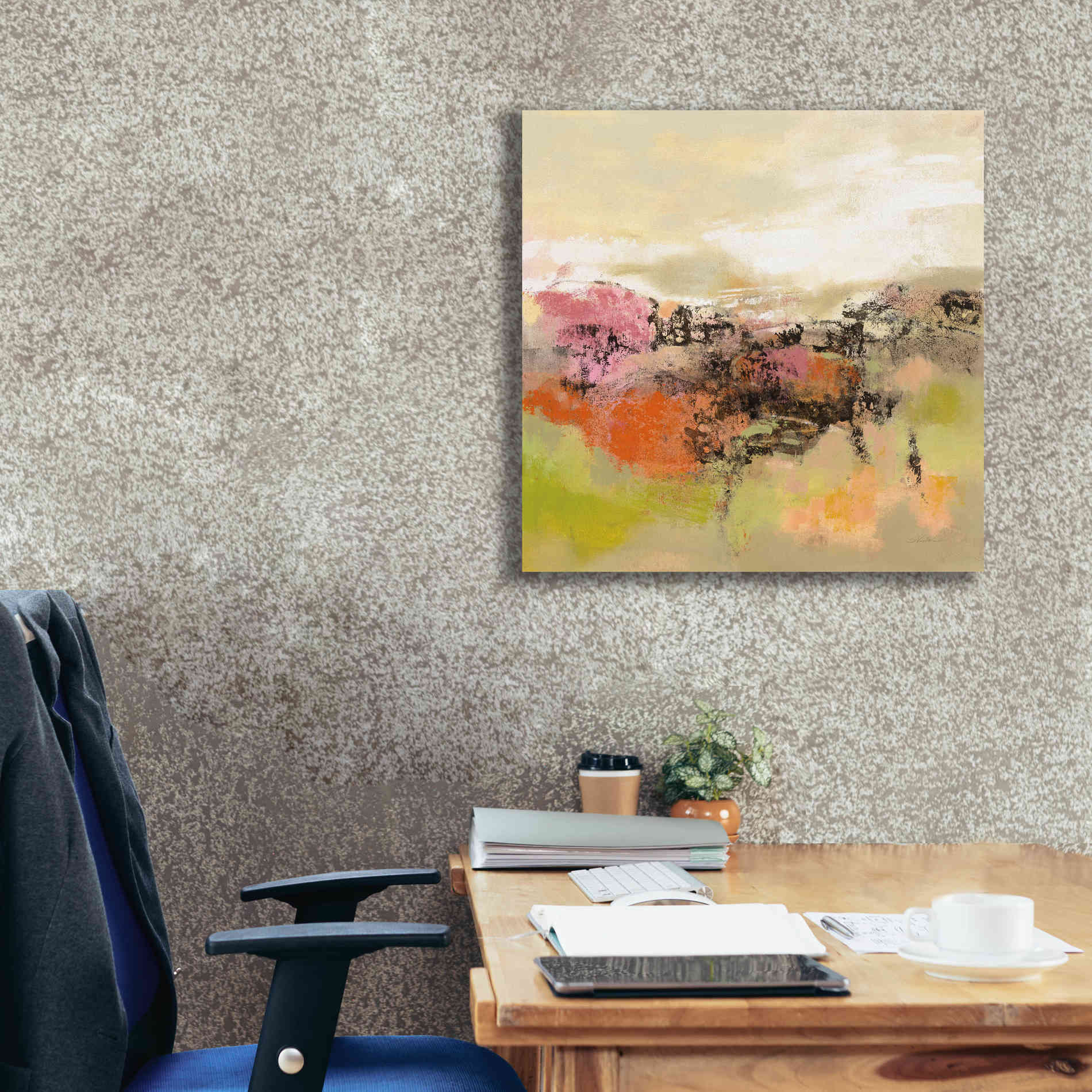 'Midsummer Meadow Path' by Silvia Vassileva, Canvas Wall Art,26 x 26