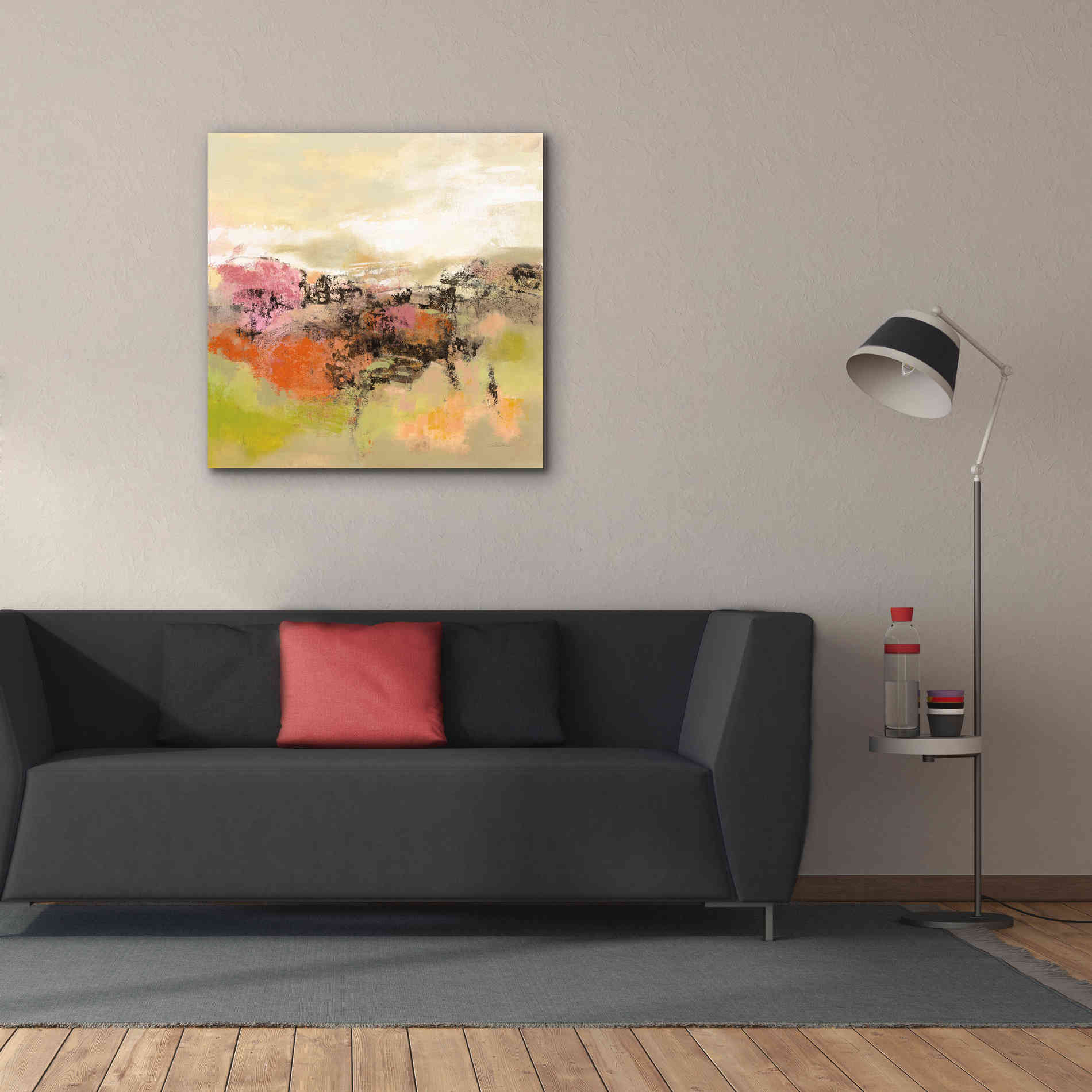 'Midsummer Meadow Path' by Silvia Vassileva, Canvas Wall Art,37 x 37