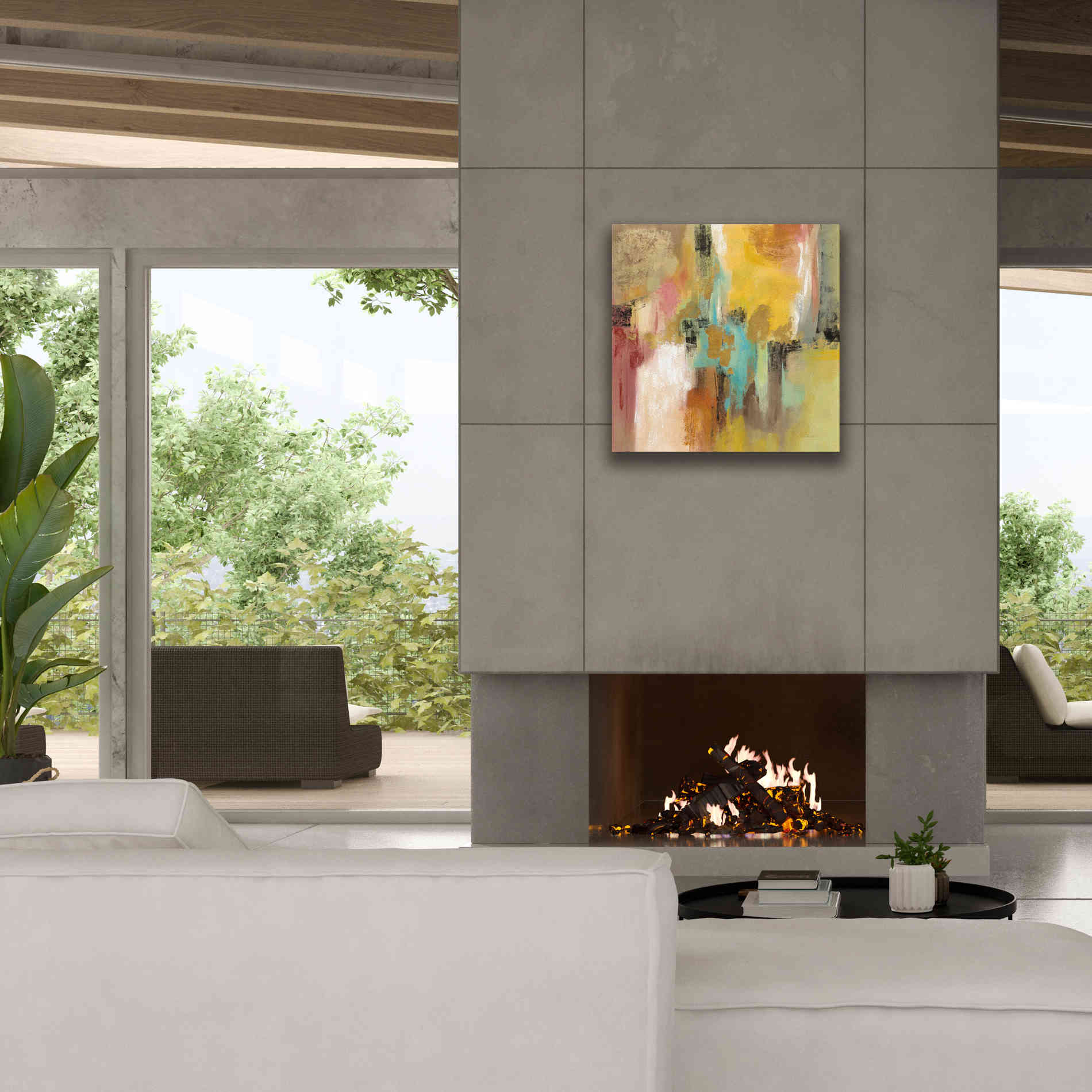 'Retro Moment' by Silvia Vassileva, Canvas Wall Art,26 x 26