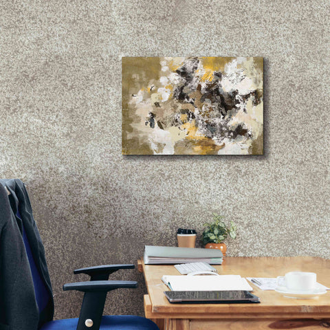 Image of 'Leaves on the Asphalt' by Silvia Vassileva, Canvas Wall Art,26 x 18