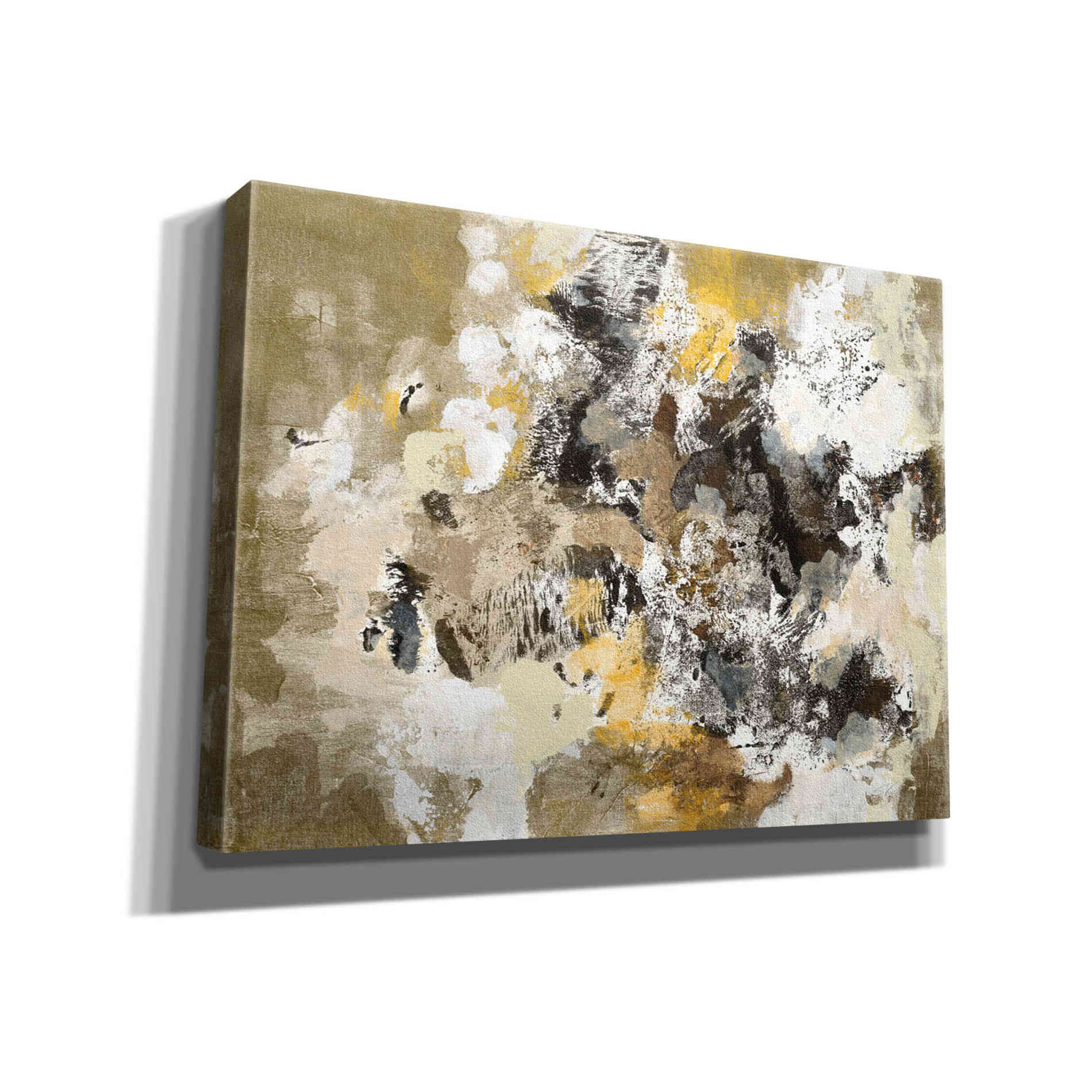 'Leaves on the Asphalt' by Silvia Vassileva, Canvas Wall Art,16x12x1.1x0,26x18x1.1x0,34x26x1.74x0,54x40x1.74x0