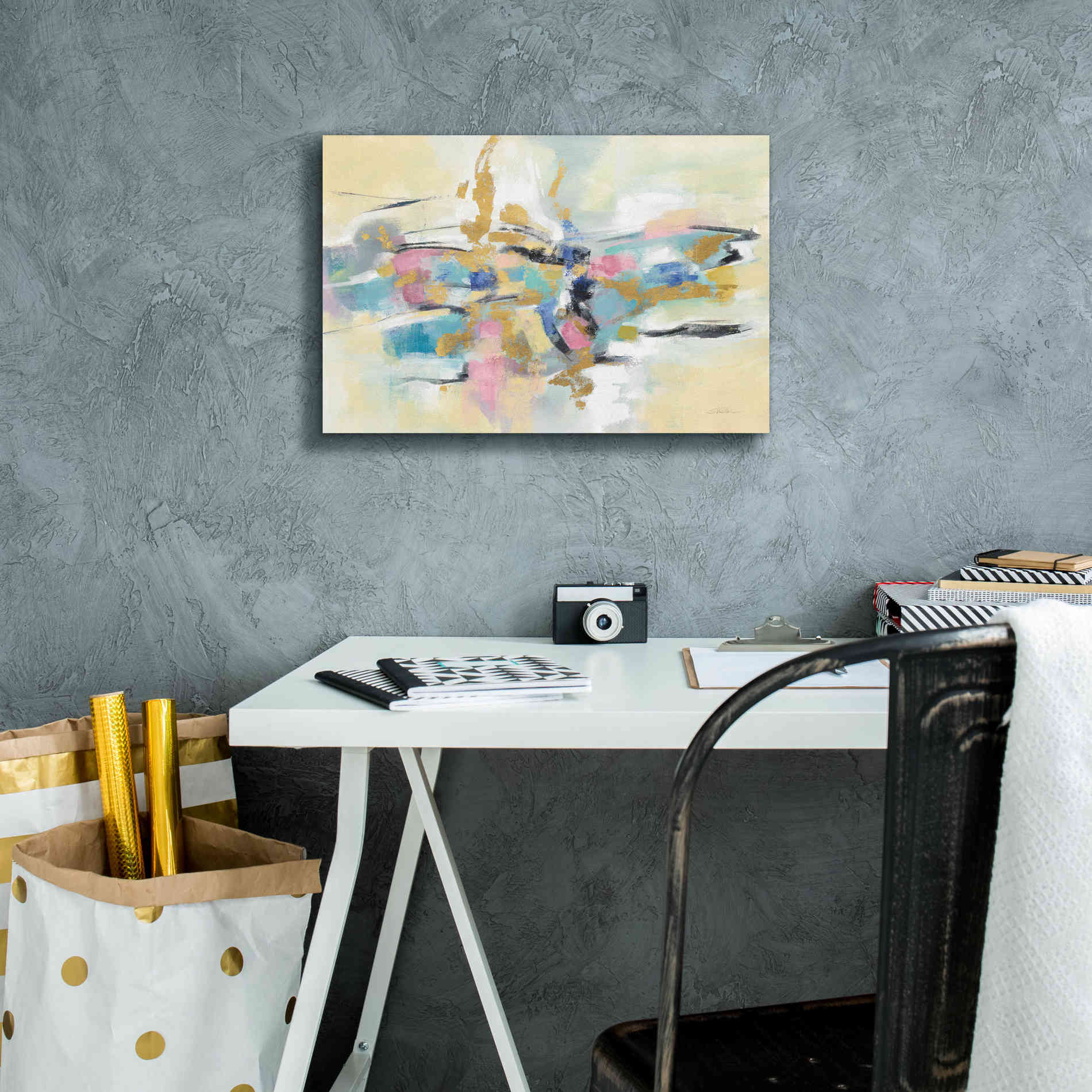 'Kimono Fragment' by Silvia Vassileva, Canvas Wall Art,18 x 12