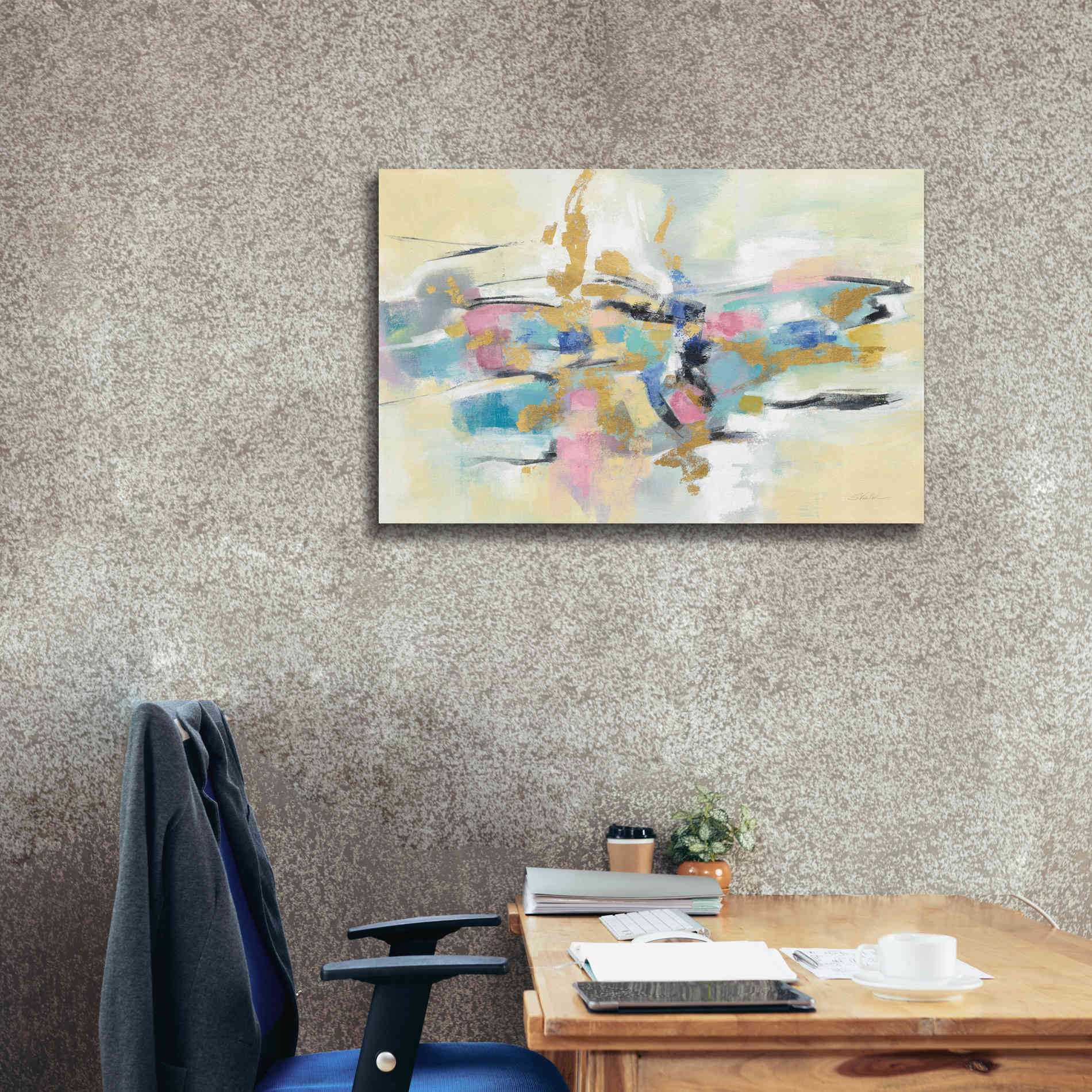 'Kimono Fragment' by Silvia Vassileva, Canvas Wall Art,40 x 26