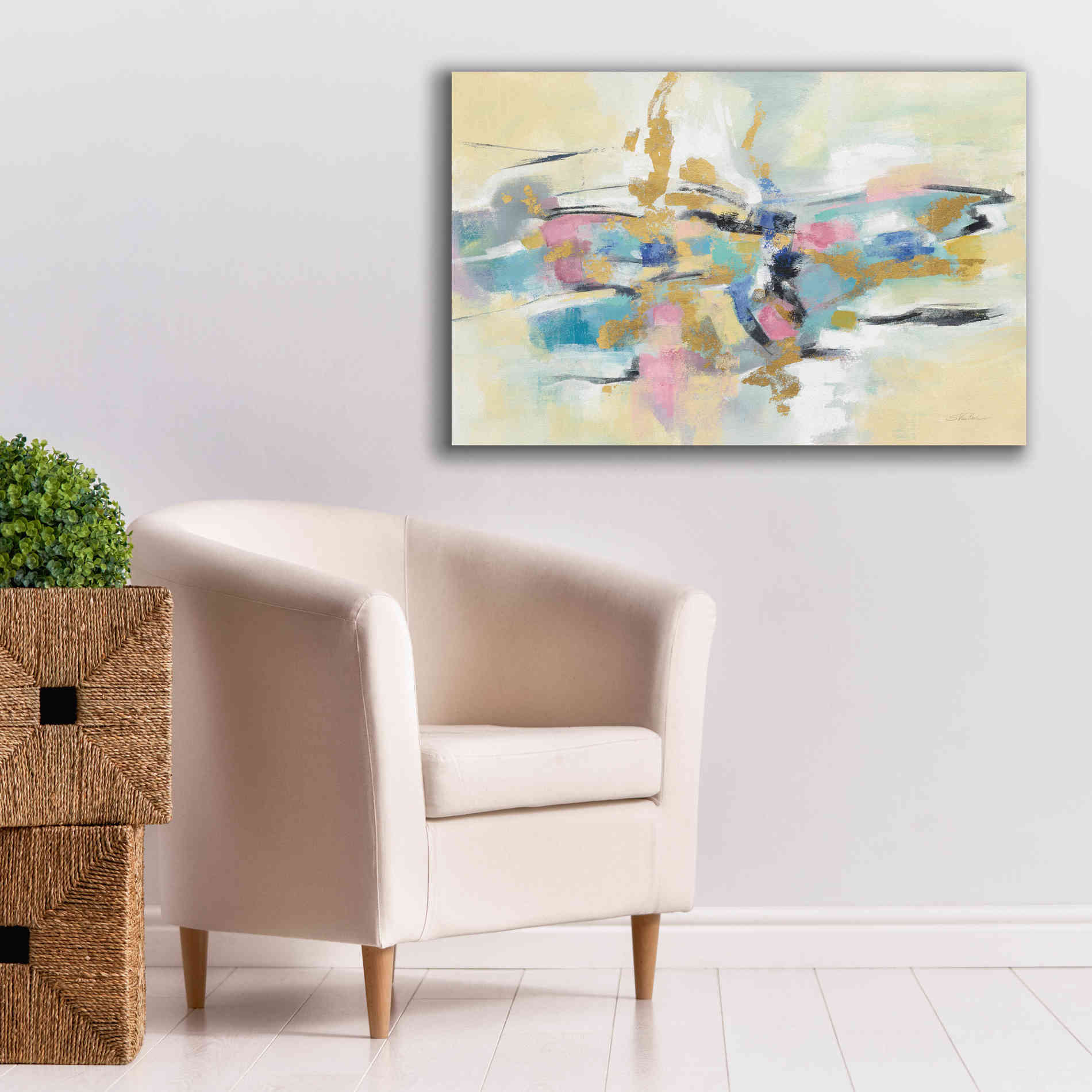 'Kimono Fragment' by Silvia Vassileva, Canvas Wall Art,40 x 26