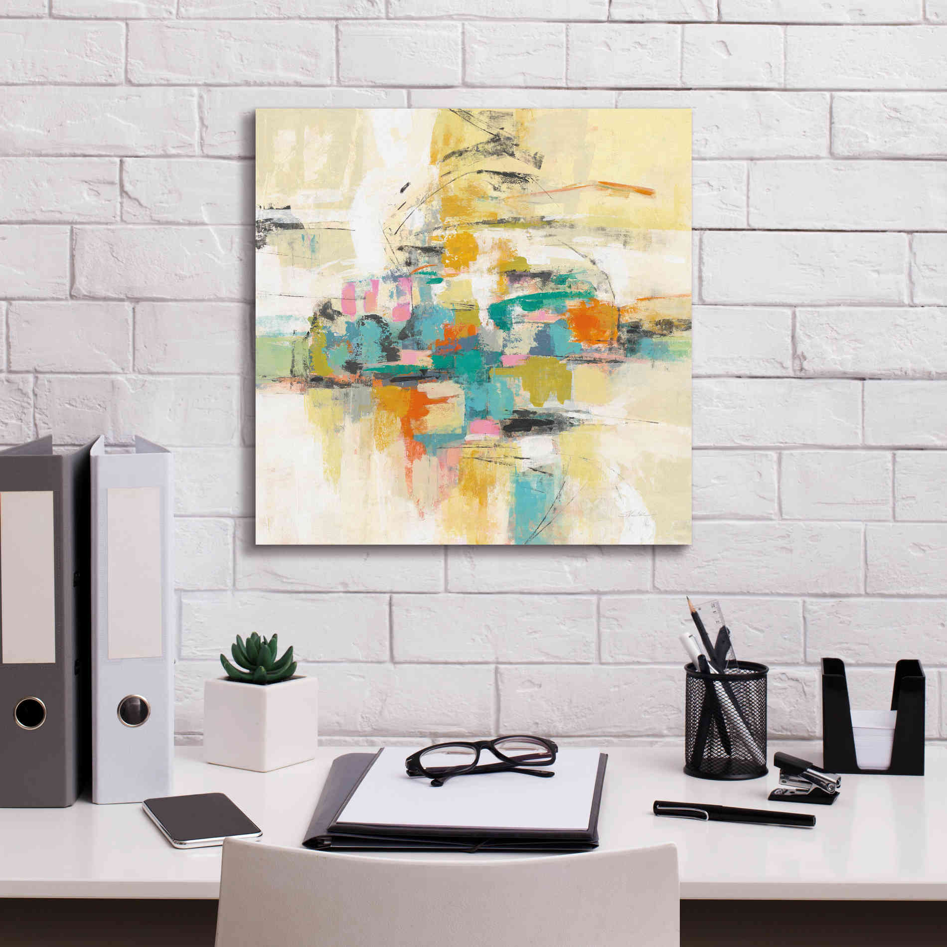 'Silk Road Journey' by Silvia Vassileva, Canvas Wall Art,18 x 18