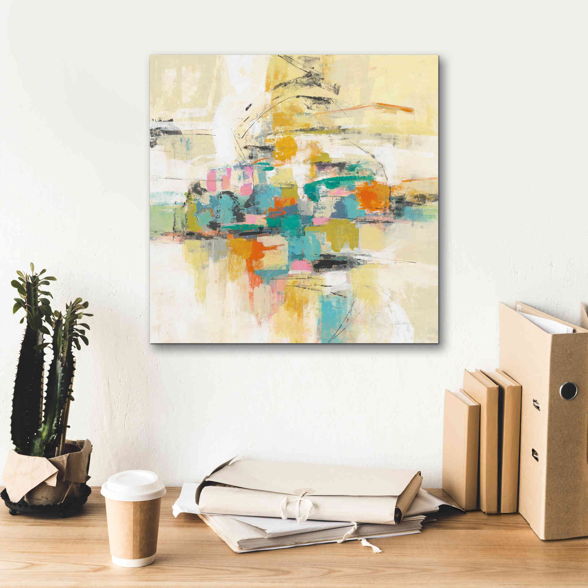 'Silk Road Journey' by Silvia Vassileva, Canvas Wall Art,18 x 18