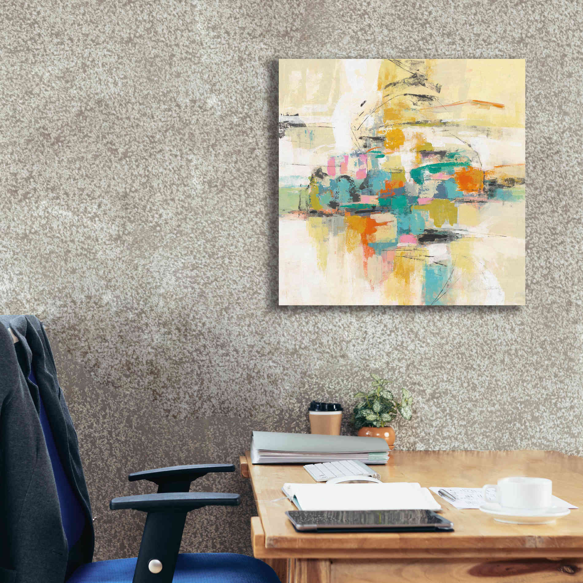 'Silk Road Journey' by Silvia Vassileva, Canvas Wall Art,26 x 26