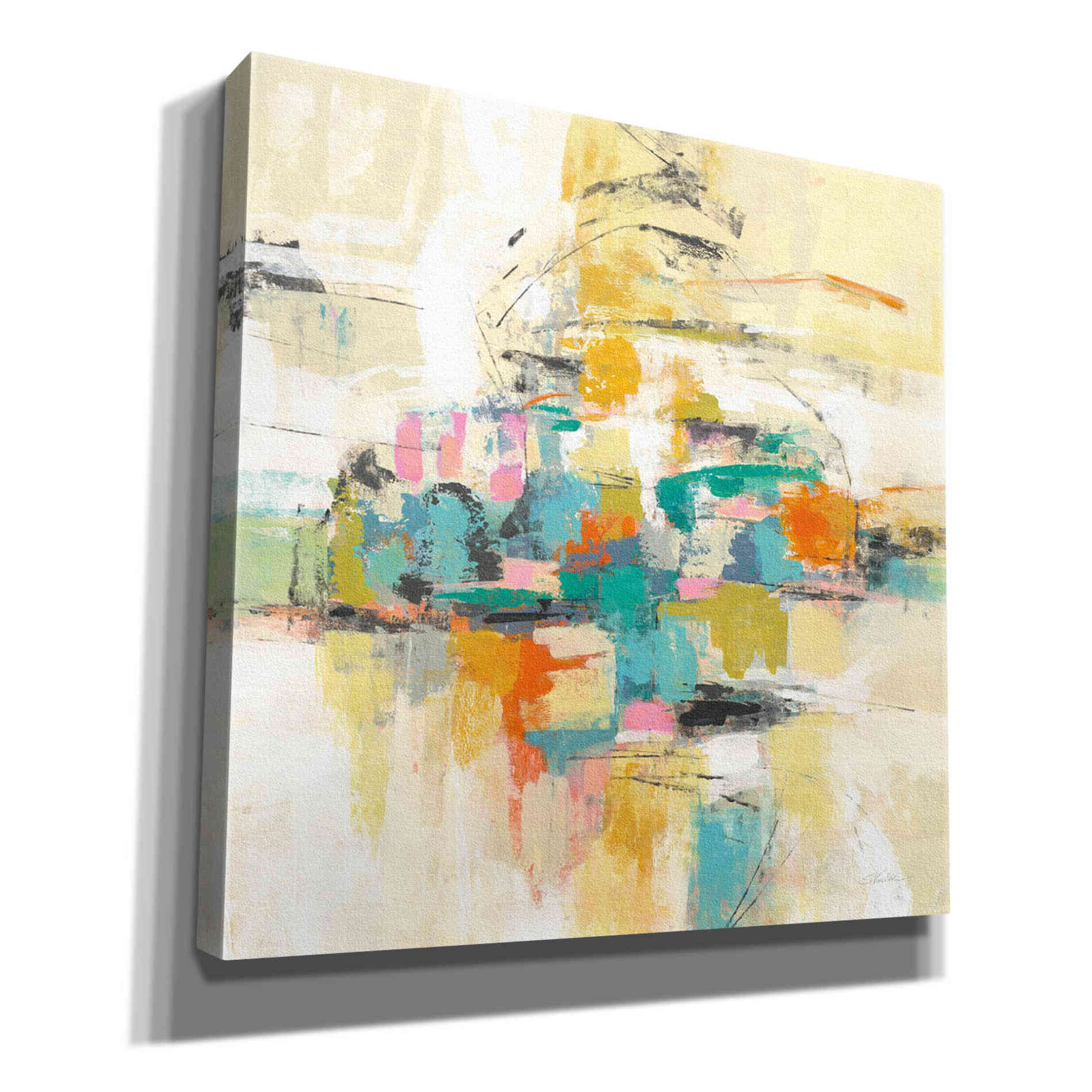 'Silk Road Journey' by Silvia Vassileva, Canvas Wall Art,12x12x1.1x0,18x18x1.1x0,26x26x1.74x0,37x37x1.74x0