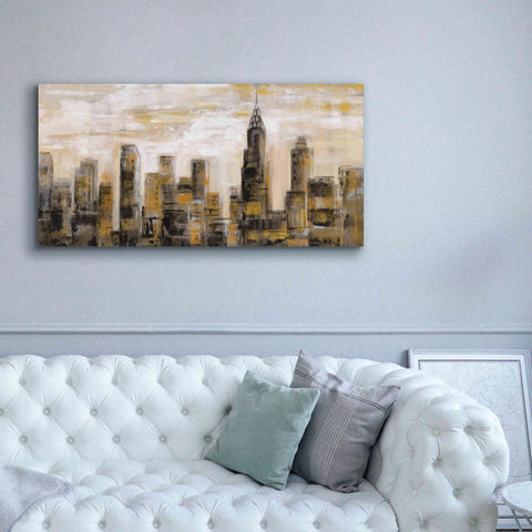 Image of 'Manhattan Skyline' by Silvia Vassileva, Canvas Wall Art,60 x 30