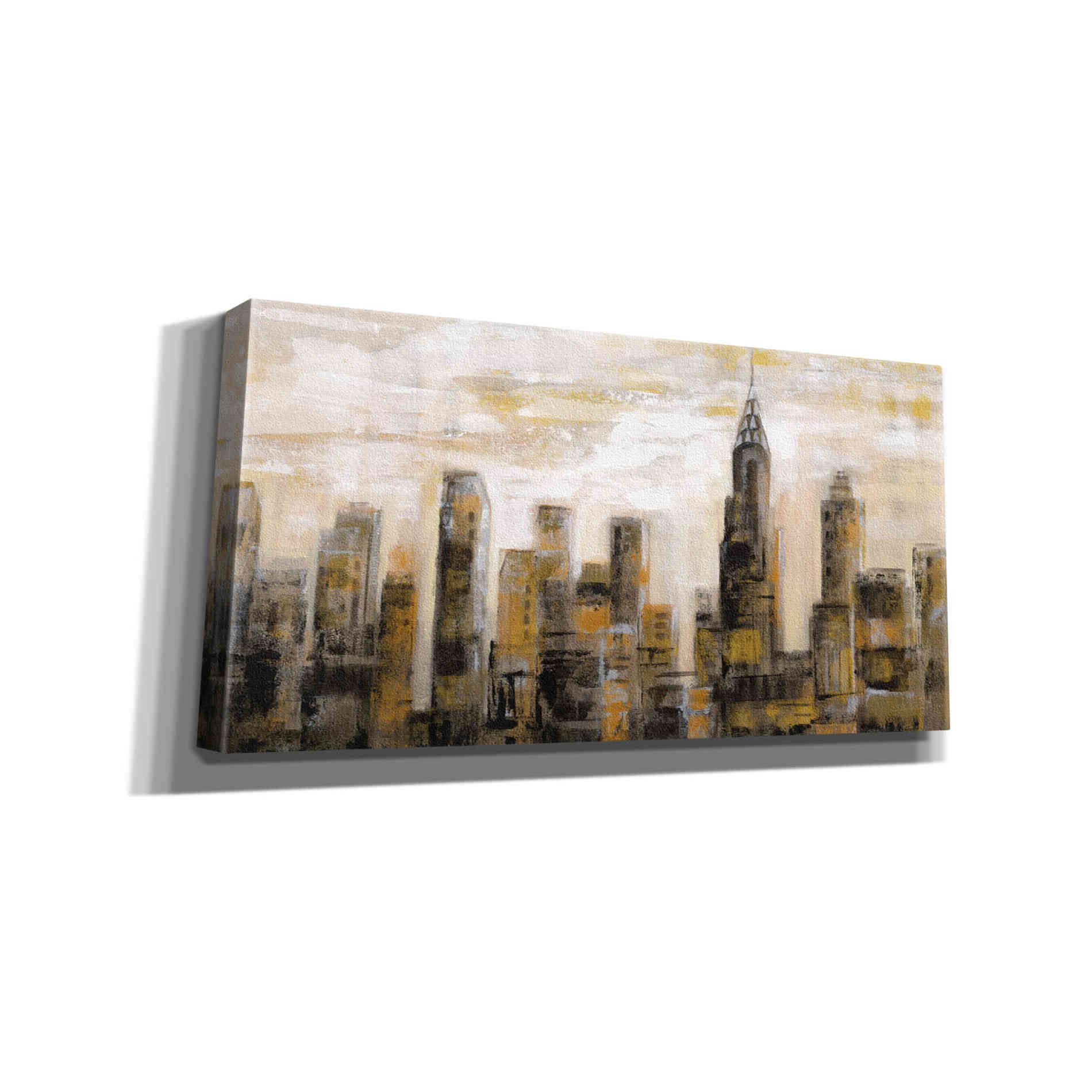 'Manhattan Skyline' by Silvia Vassileva, Canvas Wall Art,24x12x1.1x0,40x20x1.74x0,60x30x1.74x0
