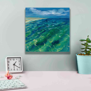 'Sunny Sea Reflections' by Silvia Vassileva, Canvas Wall Art,12 x 12