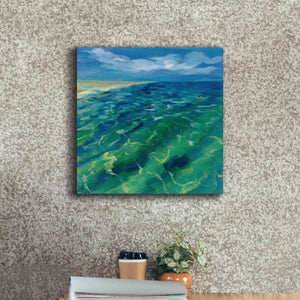 'Sunny Sea Reflections' by Silvia Vassileva, Canvas Wall Art,18 x 18