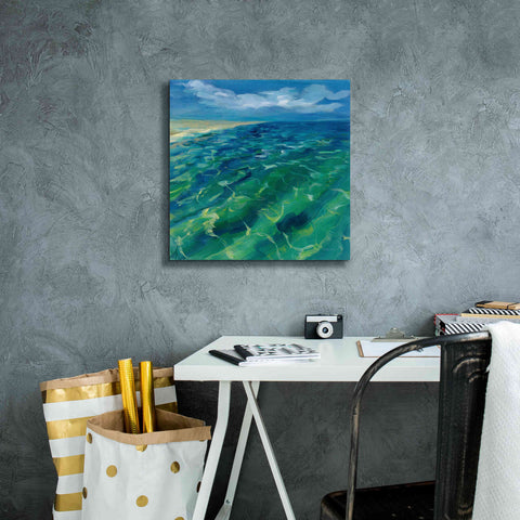 Image of 'Sunny Sea Reflections' by Silvia Vassileva, Canvas Wall Art,18 x 18