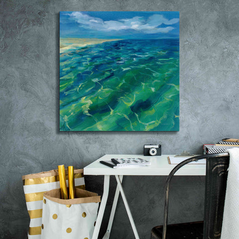 Image of 'Sunny Sea Reflections' by Silvia Vassileva, Canvas Wall Art,26 x 26