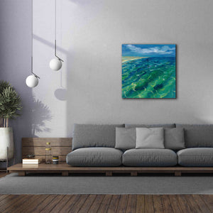'Sunny Sea Reflections' by Silvia Vassileva, Canvas Wall Art,37 x 37