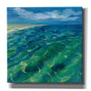 'Sunny Sea Reflections' by Silvia Vassileva, Canvas Wall Art,12x12x1.1x0,18x18x1.1x0,26x26x1.74x0,37x37x1.74x0