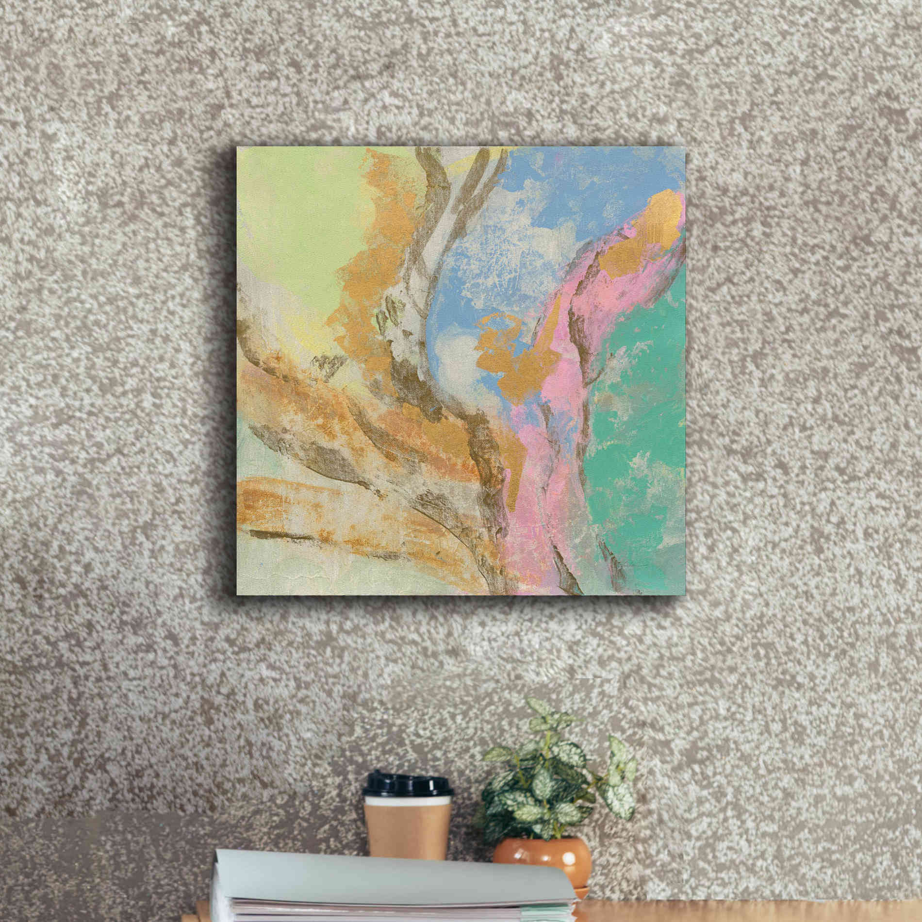 'Retro Jewel Tones I' by Silvia Vassileva, Canvas Wall Art,18 x 18