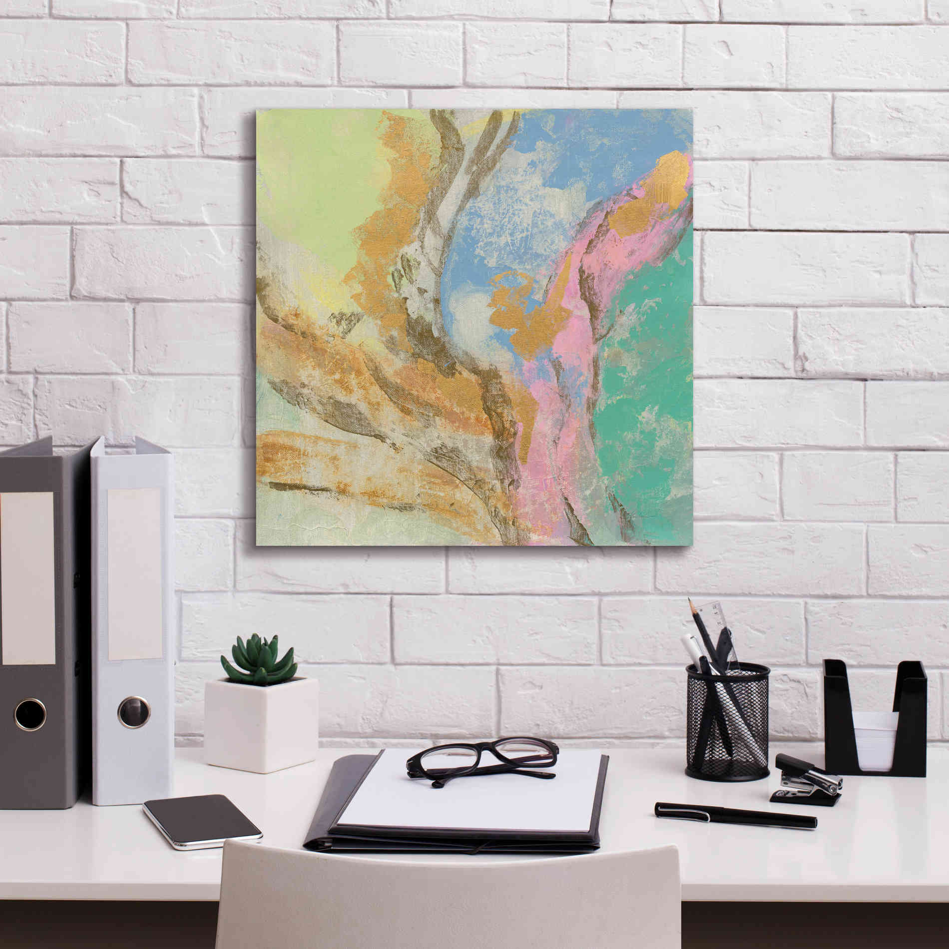 'Retro Jewel Tones I' by Silvia Vassileva, Canvas Wall Art,18 x 18