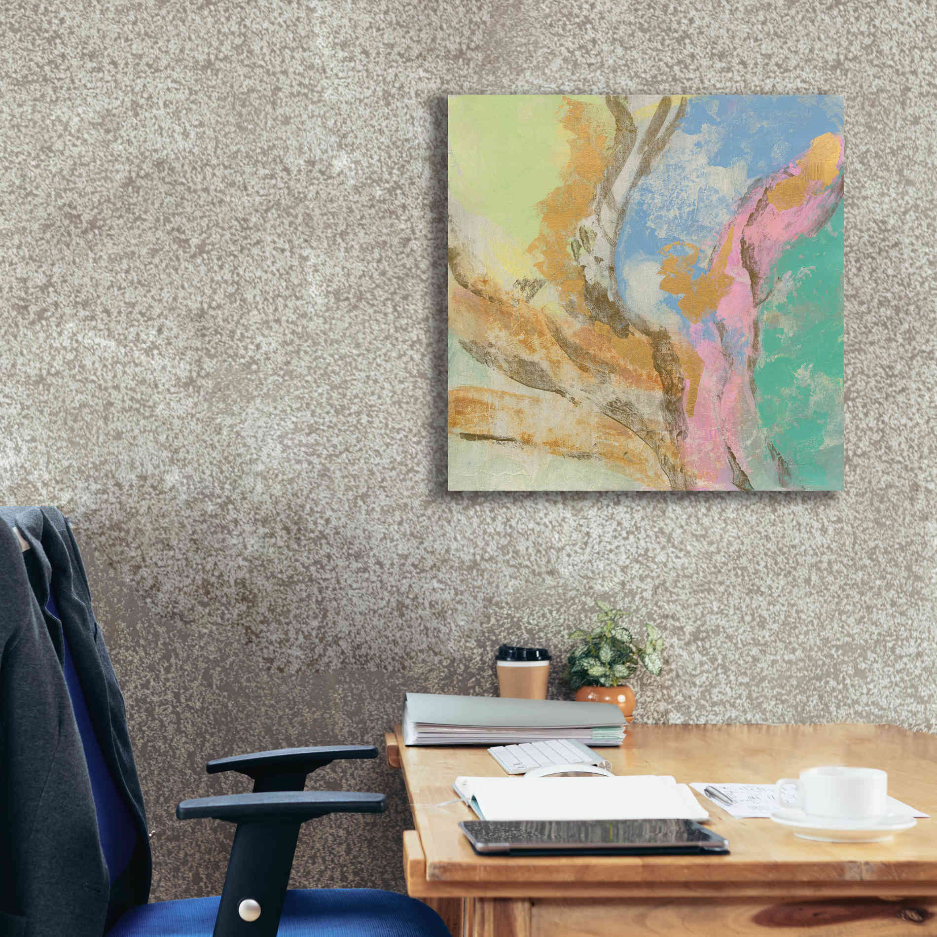 'Retro Jewel Tones I' by Silvia Vassileva, Canvas Wall Art,26 x 26