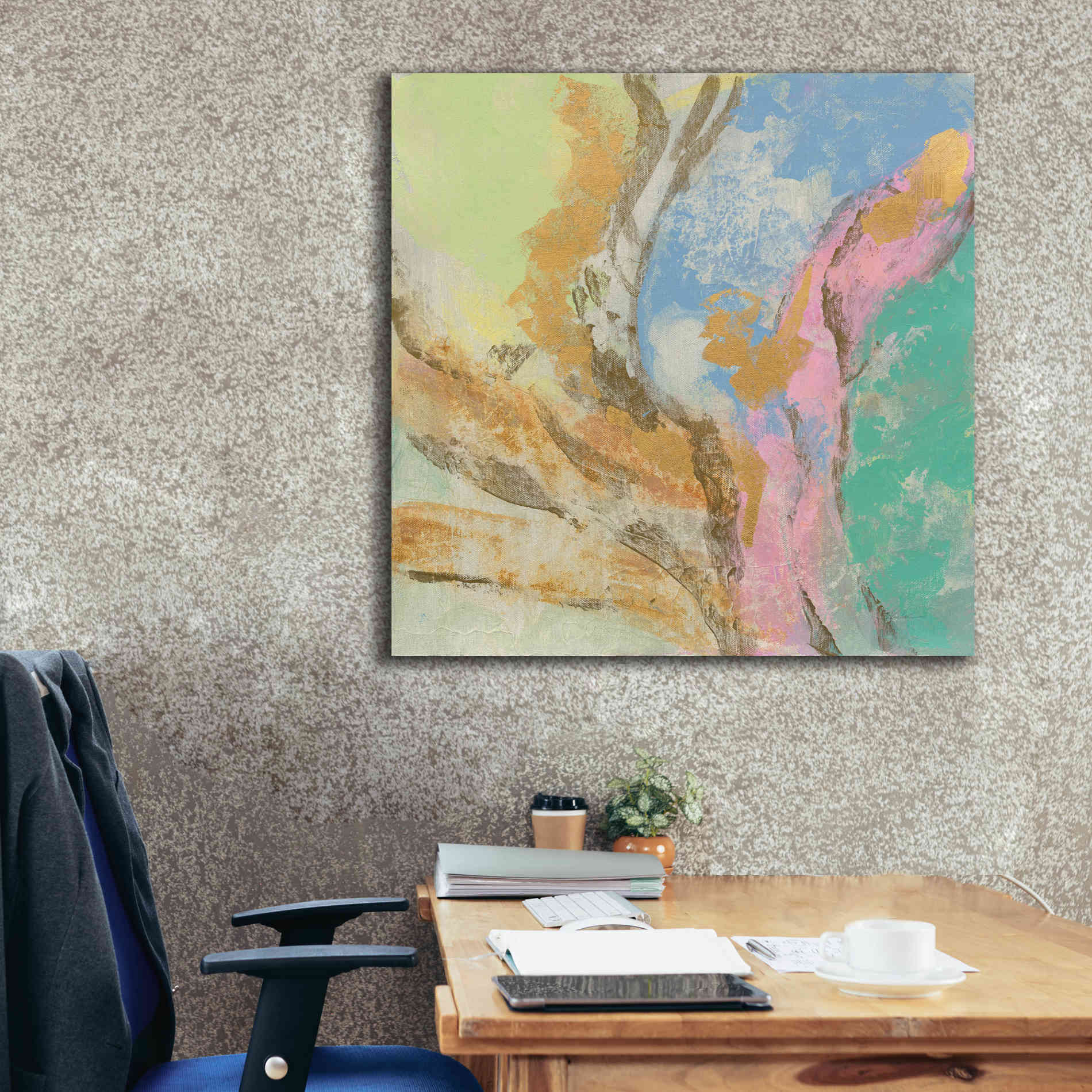 'Retro Jewel Tones I' by Silvia Vassileva, Canvas Wall Art,37 x 37