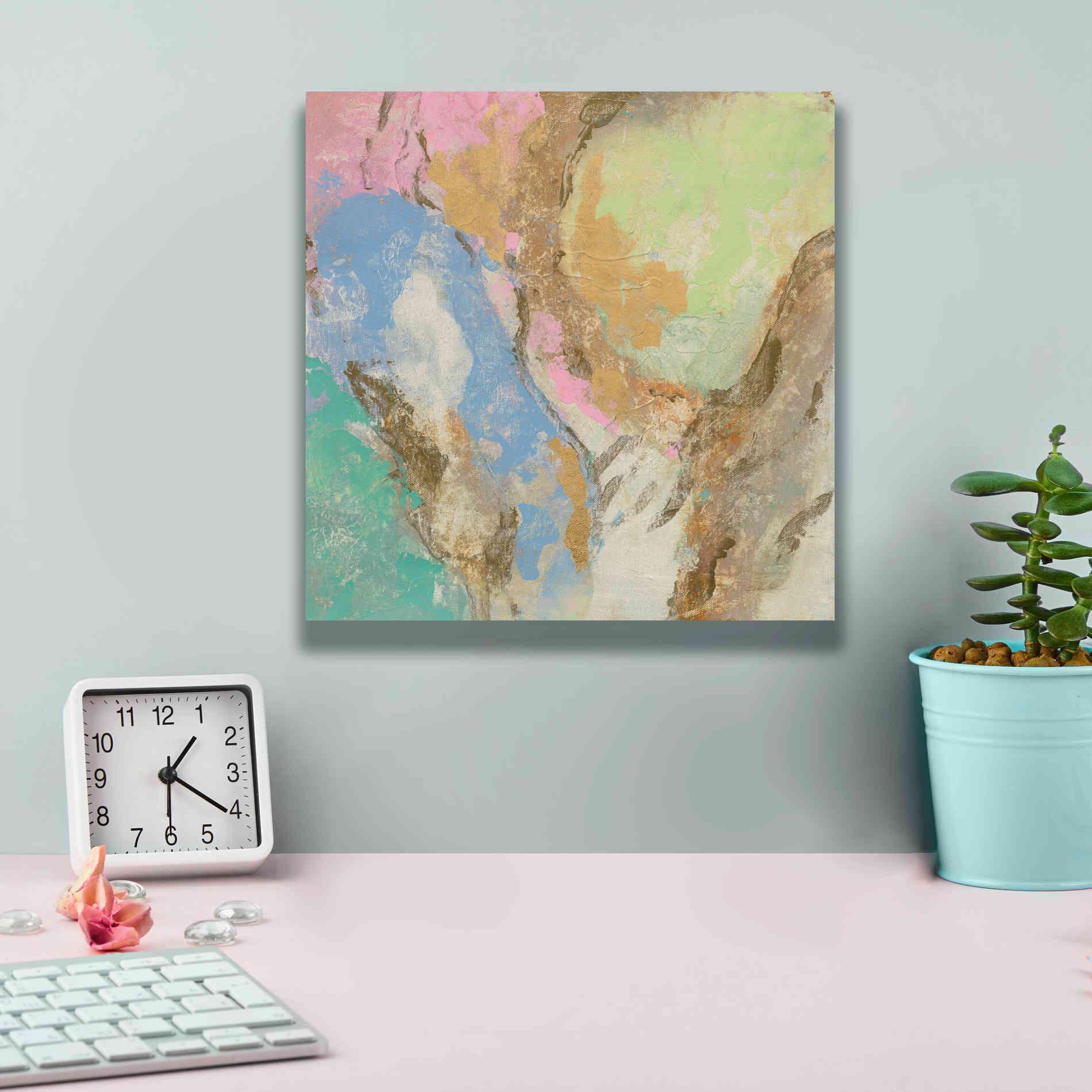 'Retro Jewel Tones II' by Silvia Vassileva, Canvas Wall Art,12 x 12