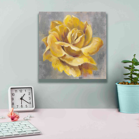 Image of 'Yellow Roses I' by Silvia Vassileva, Canvas Wall Art,12 x 12