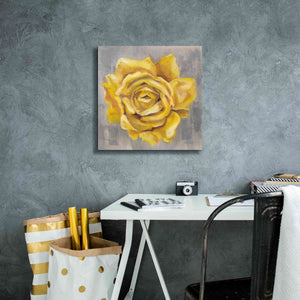 'Yellow Roses II' by Silvia Vassileva, Canvas Wall Art,18 x 18