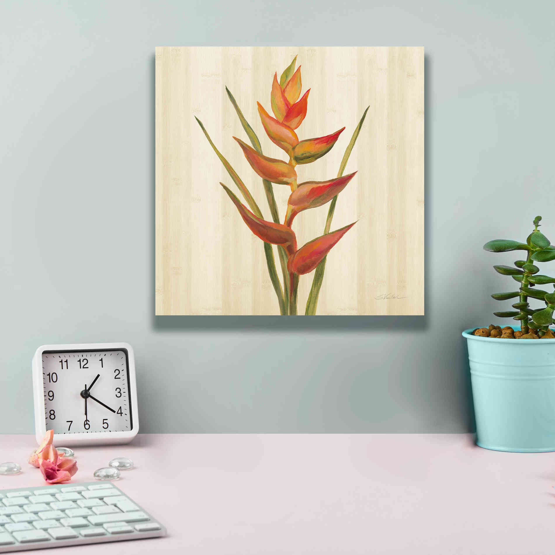 'Tropical Garden I' by Silvia Vassileva, Canvas Wall Art,12 x 12