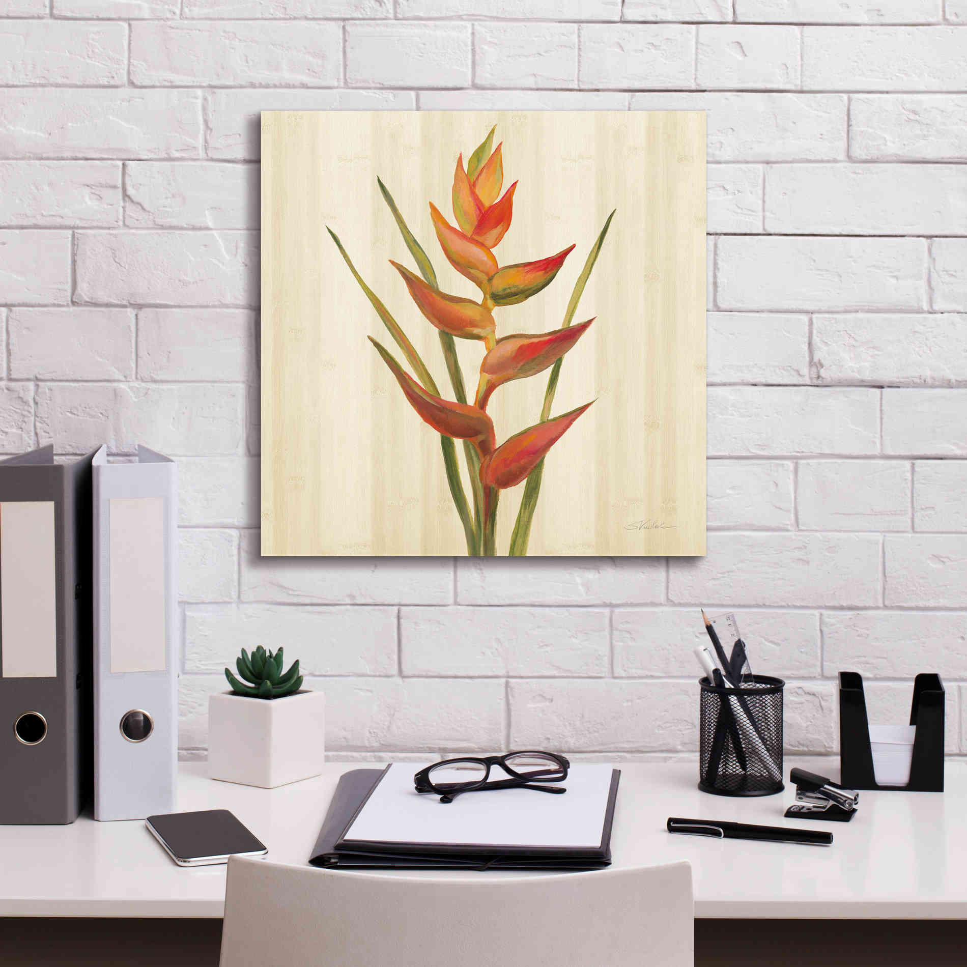 'Tropical Garden I' by Silvia Vassileva, Canvas Wall Art,18 x 18