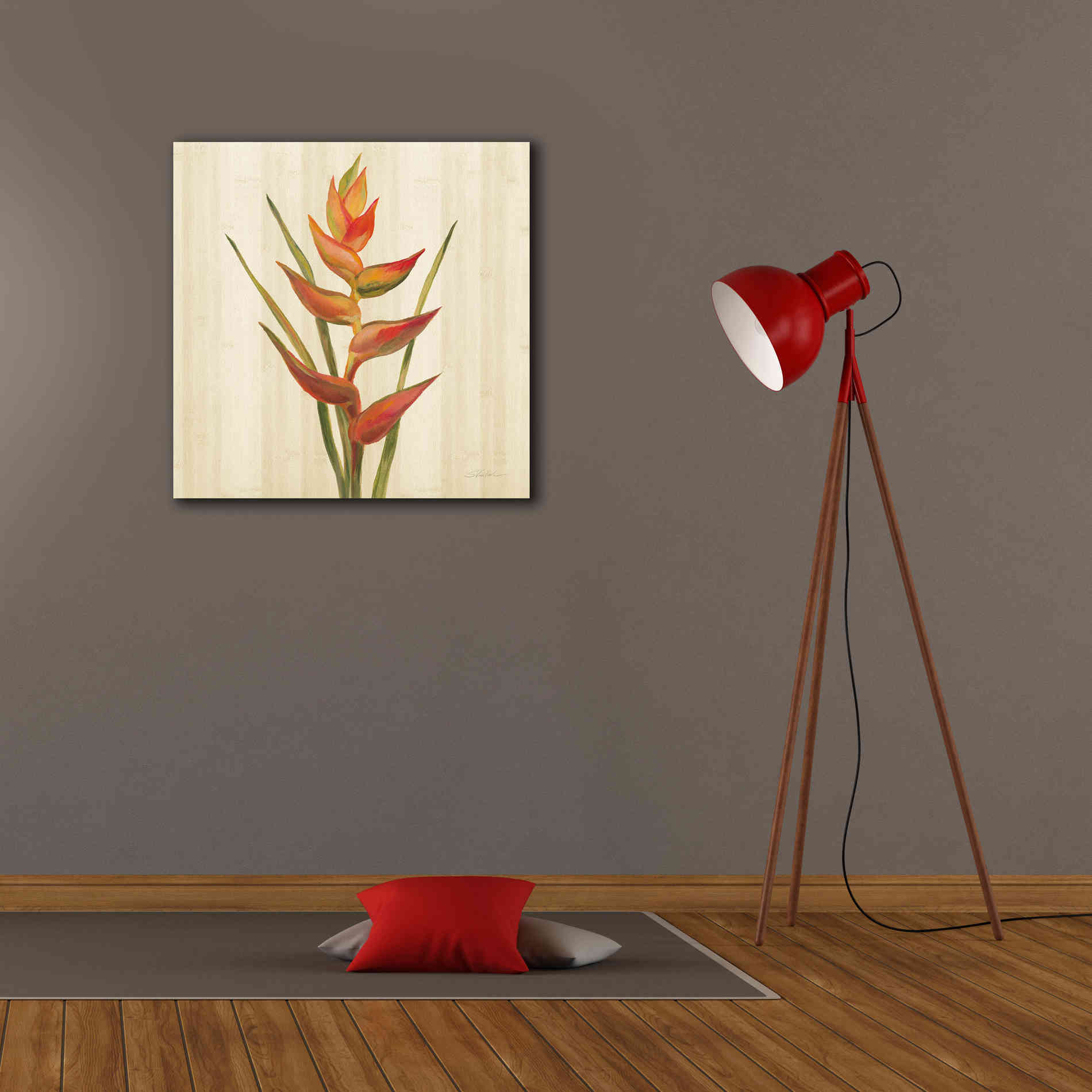 'Tropical Garden I' by Silvia Vassileva, Canvas Wall Art,26 x 26