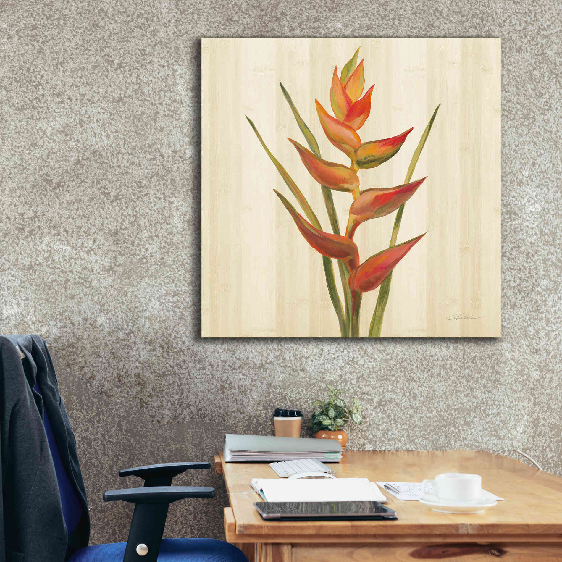 'Tropical Garden I' by Silvia Vassileva, Canvas Wall Art,37 x 37